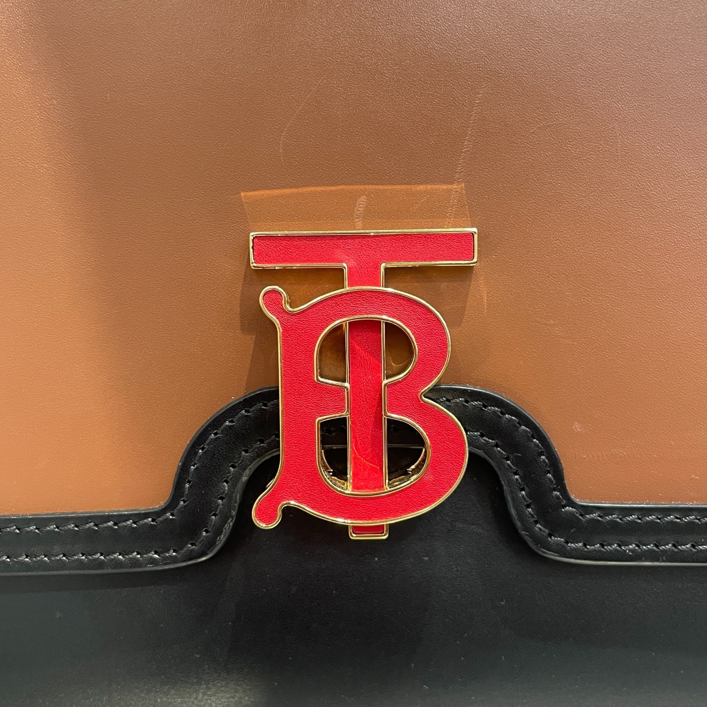 BURBERRY/Cross Body Bag/Leather/BLK/ view 5