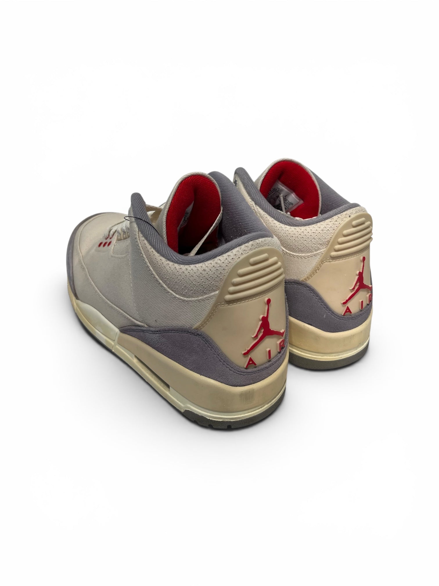 NIKE/Low-Sneakers/US 10.5/Cotton/CRM/Jordan 3 Muslin view 2