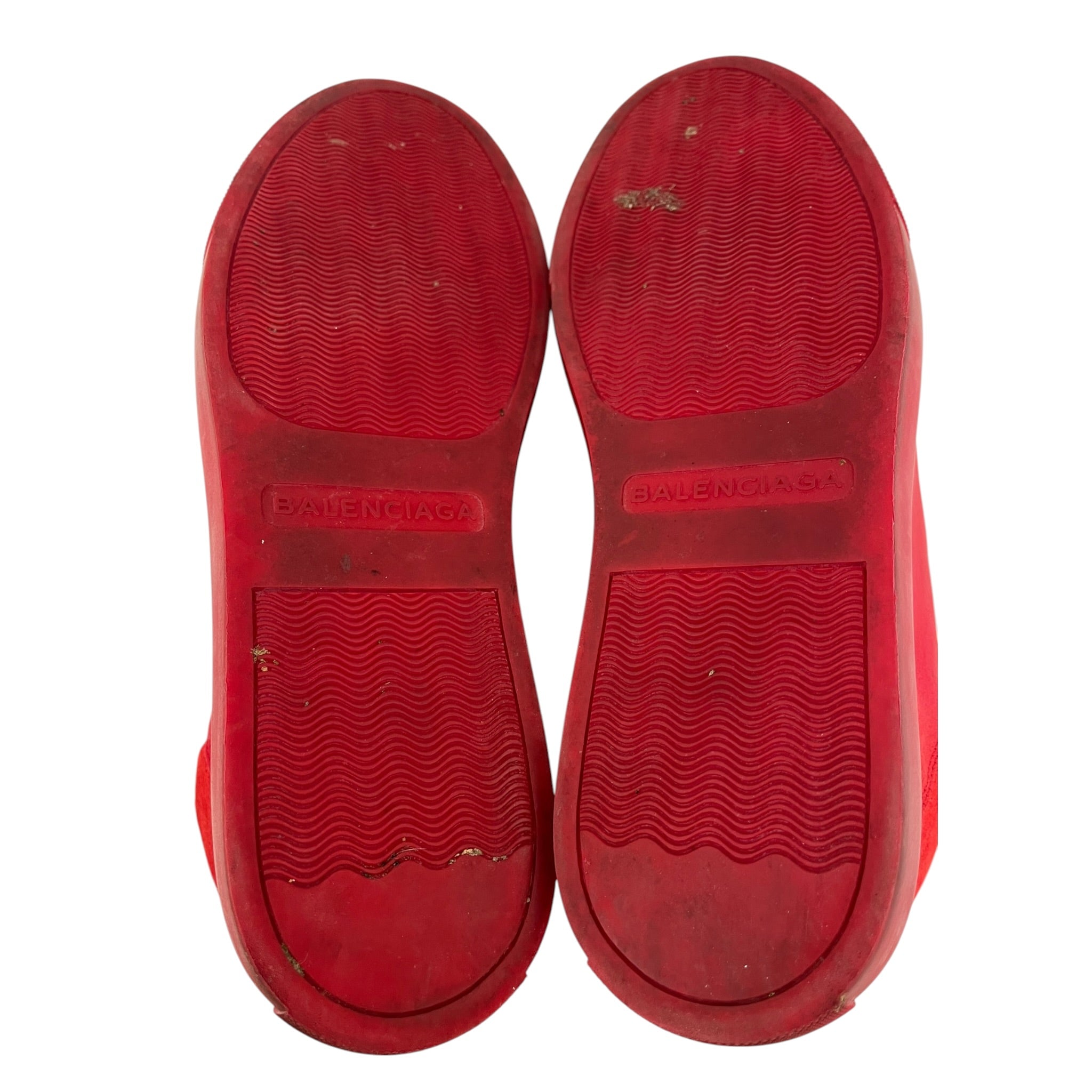 BALENCIAGA/Hi-Sneakers/US 8.5/Leather/RED/ARENA view 9