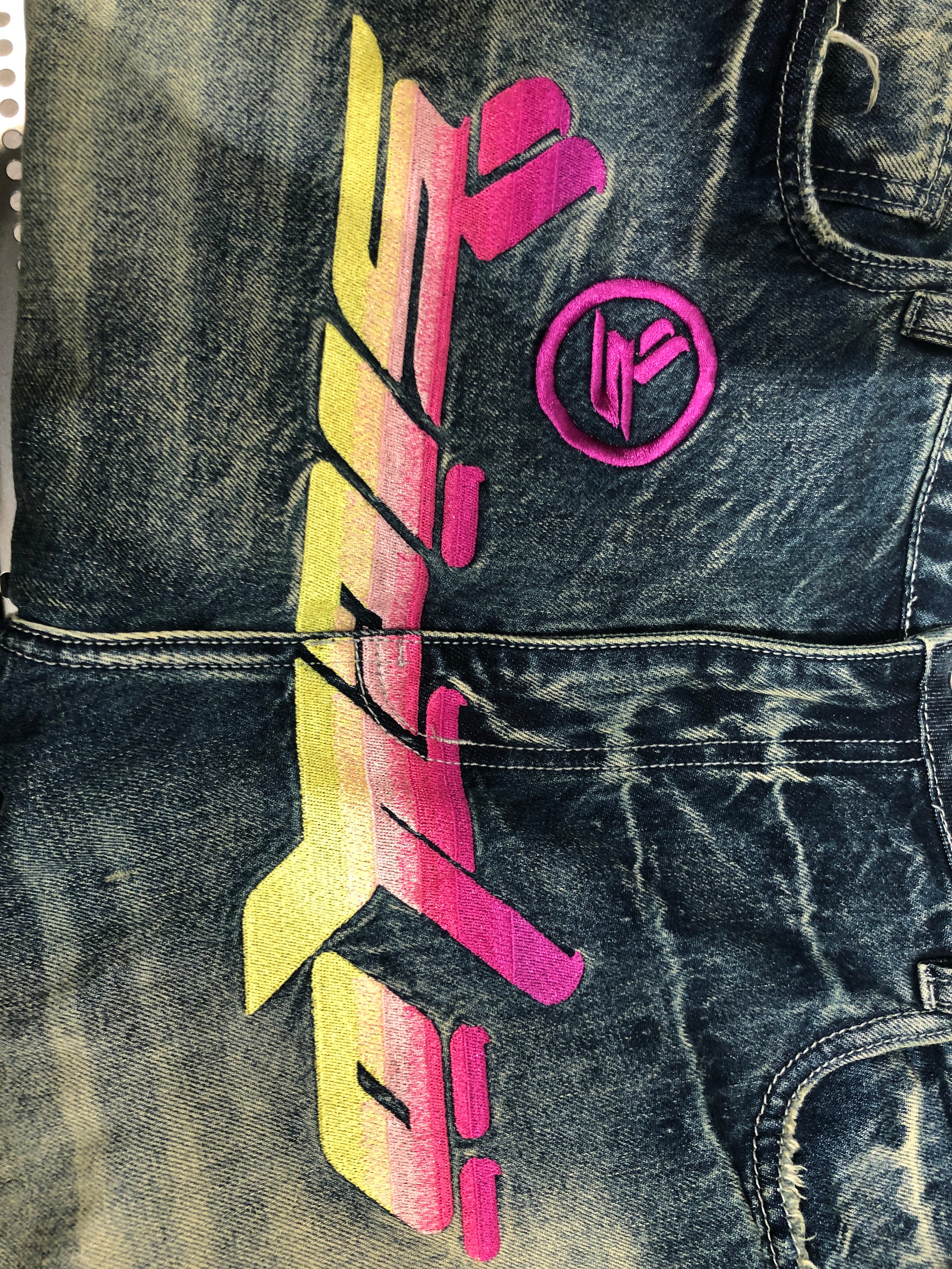 sicko/Straight Pants/36/Cotton/IDG/Graphic/ view 3