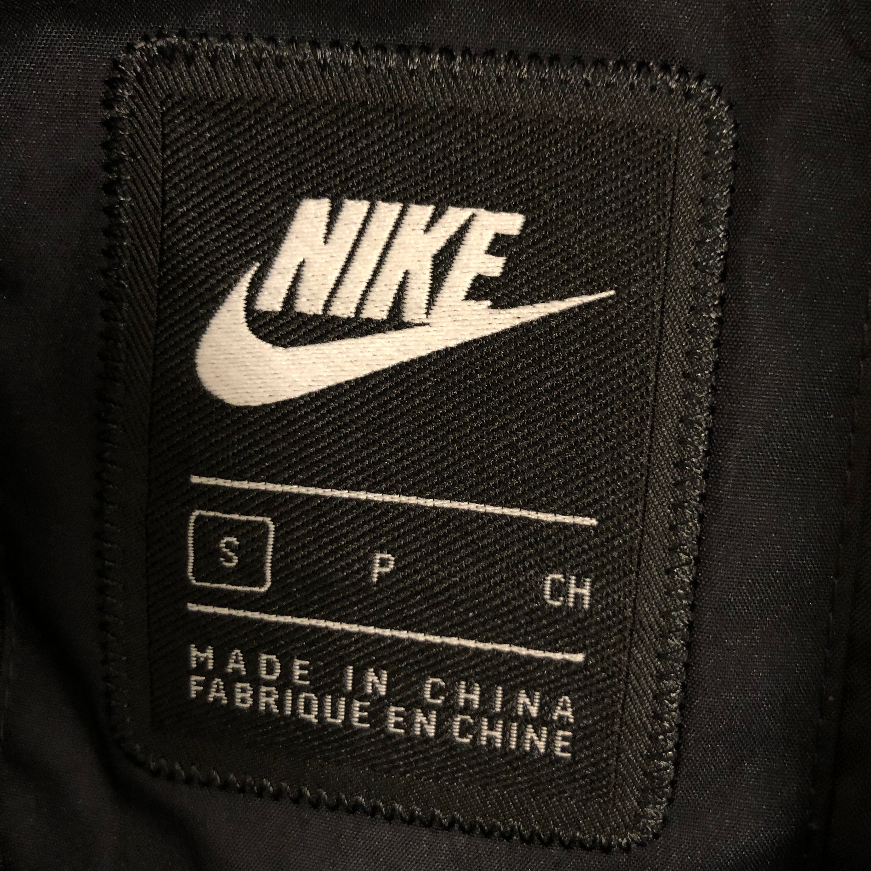 NIKE/Coat/S/Polyester/BLK/Maxi Length/Zip up raincoat w down view 4