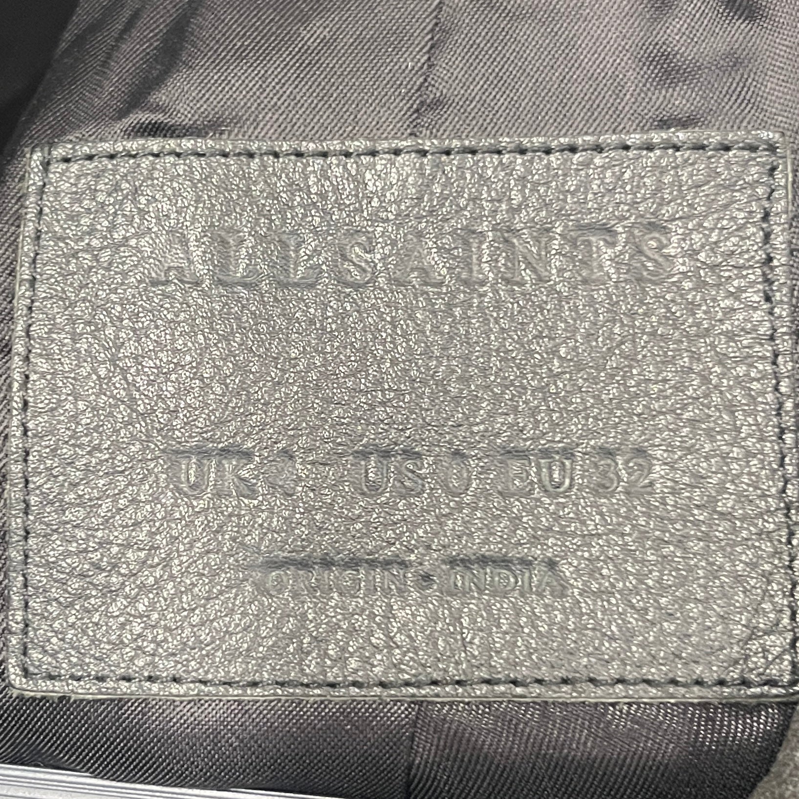 ALLSAINTS/Jacket/0/Leather/Gray/LEATHER JACKET view 3