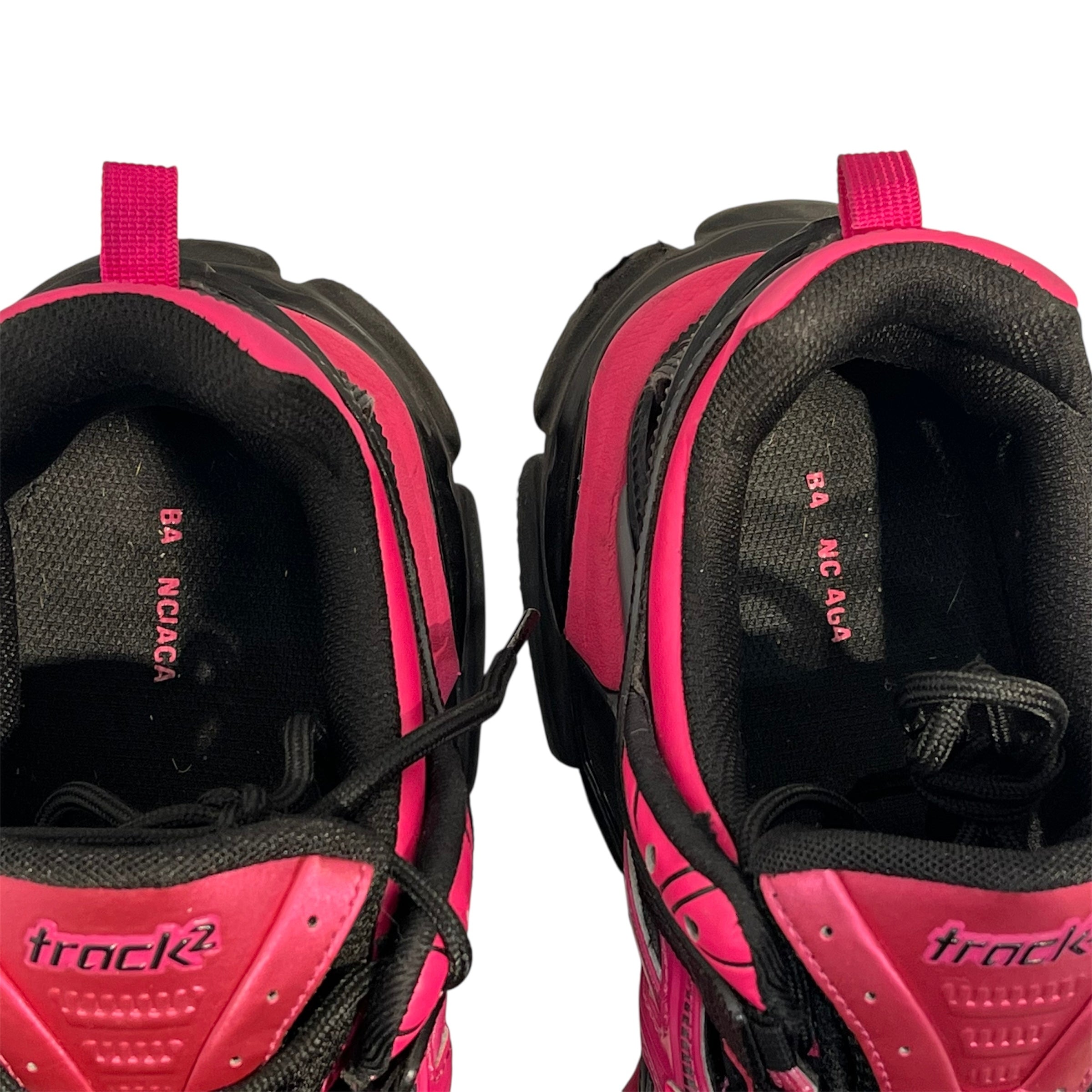 BALENCIAGA/Low-Sneakers/EU 43/Cotton/BLK/Track 2 Pink view 5