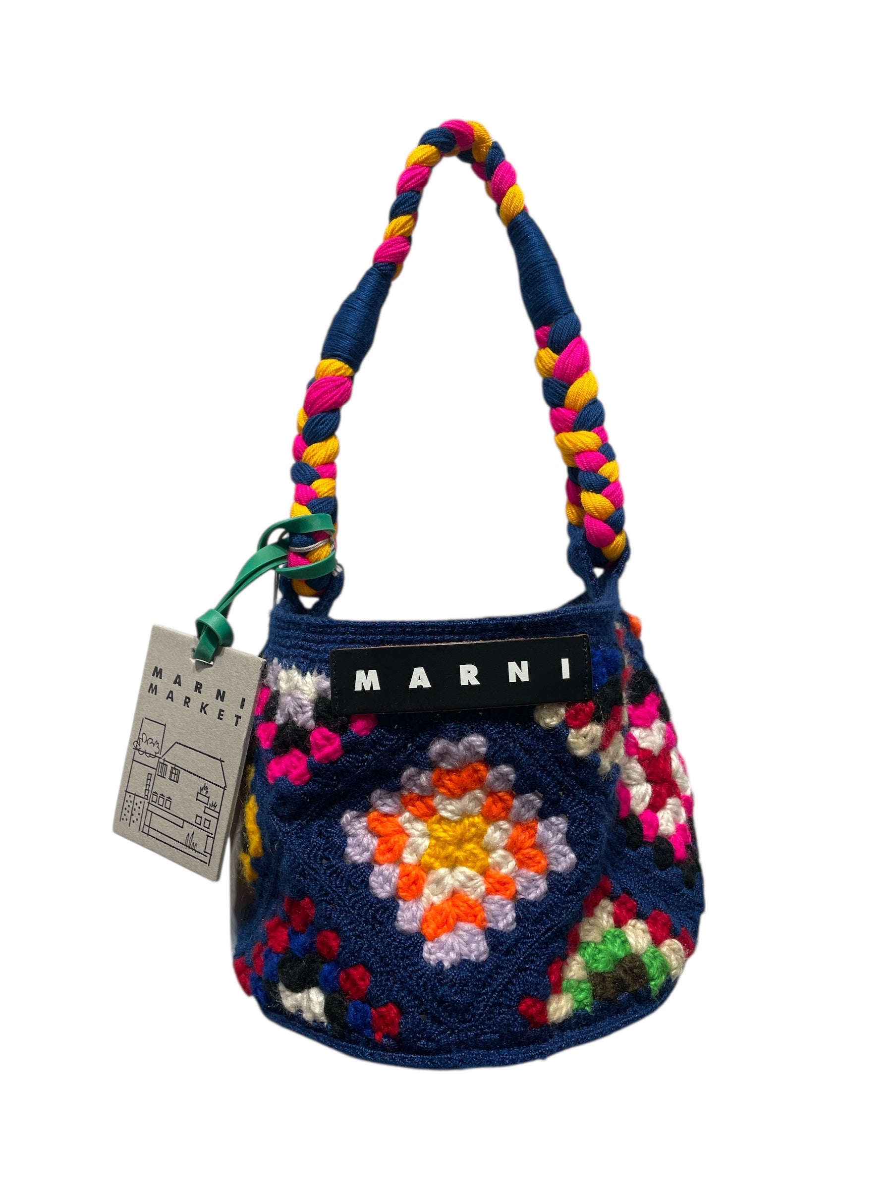 MARNI/Bag/All Over Print/MLT/wool hand bag view 1