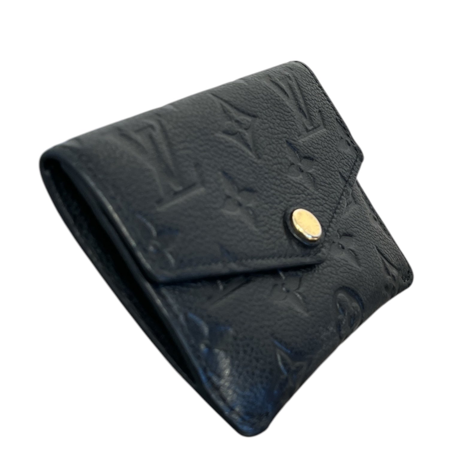 LOUIS VUITTON/Wallet/Leather/BLK/M's/Victorine wallet view 1