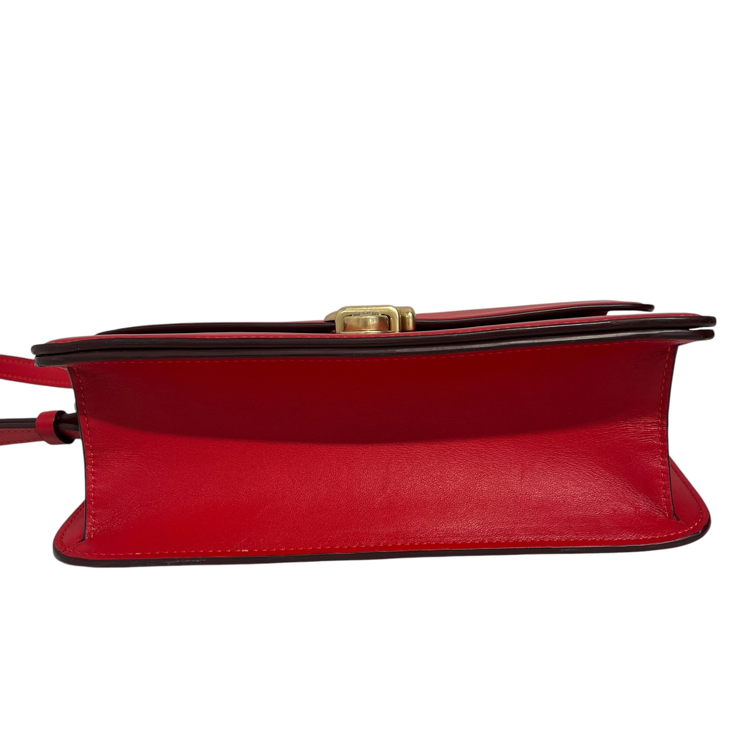 COACH/Hand Bag/Leather/RED/Shoulder Bag Studio view 3