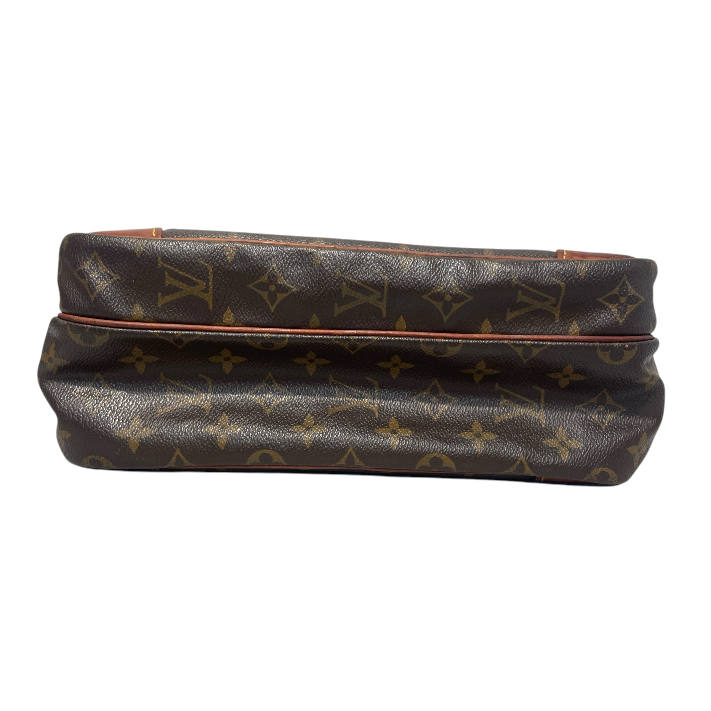 LOUIS VUITTON/Cross Body Bag/Monogram/Leather/BRW/Nile view 3