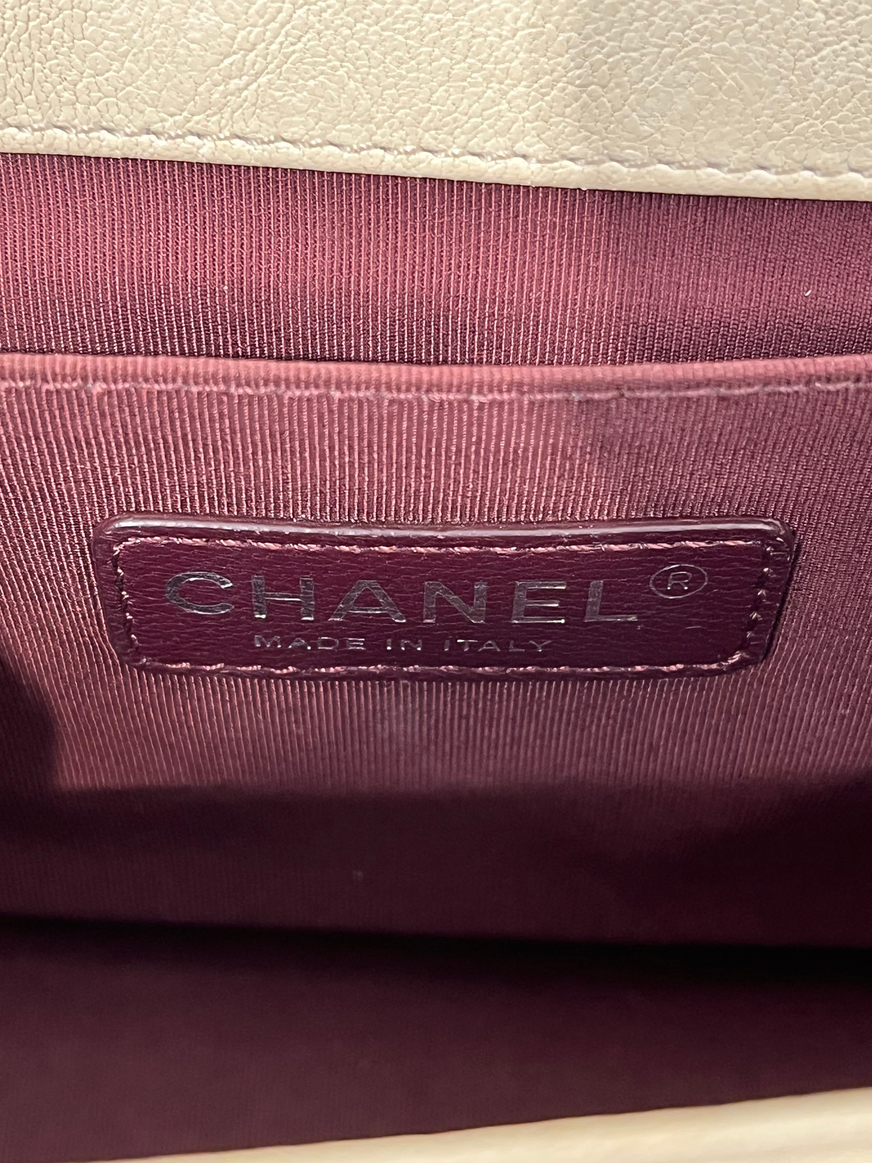 CHANEL/Bag/Leather/WHT/MEDIUM STUDDED BAG view 8