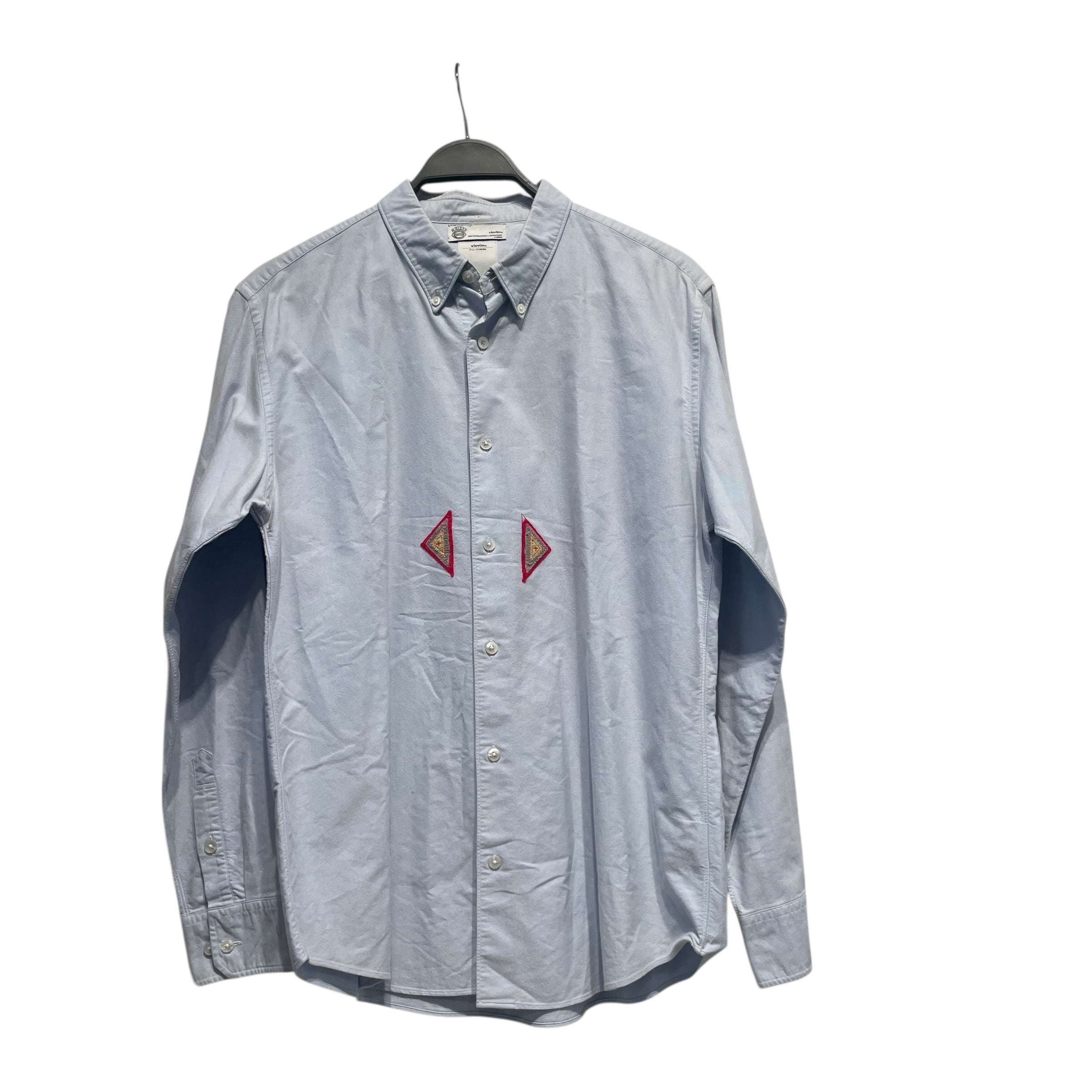 visvim/LS Shirt/3/Cotton/BLU/Triangles view 1