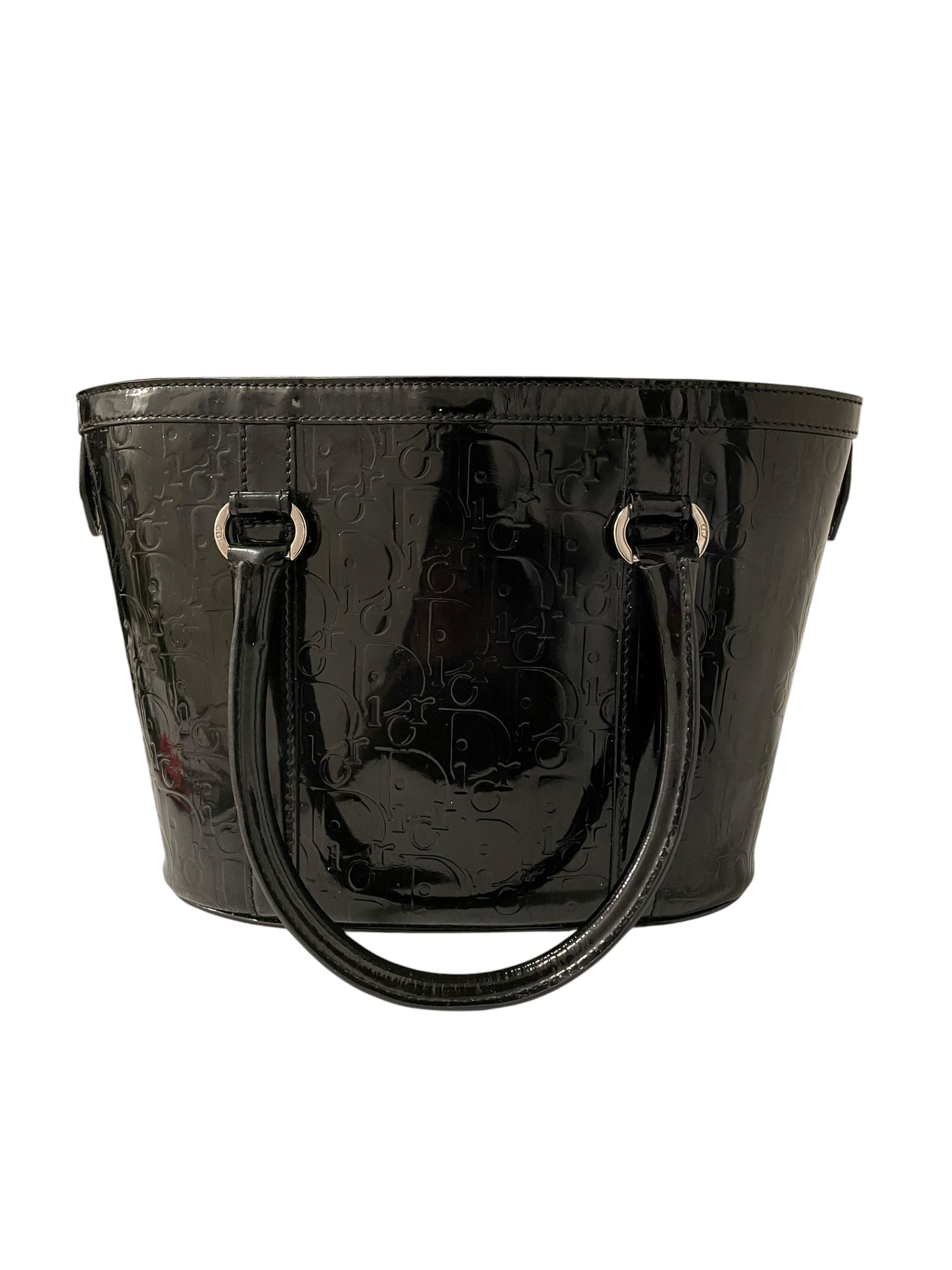 Christian Dior/Hand Bag/Monogram/Leather/BLK/03-BO-1008 view 2