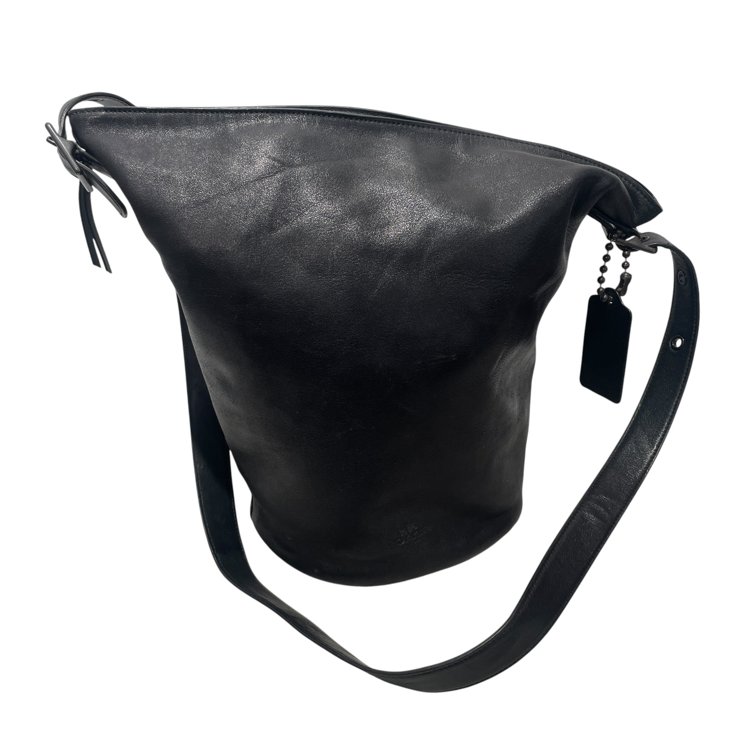 COACH/Cross Body Bag/Leather/BLK/BLEEKER BUCKET view 1