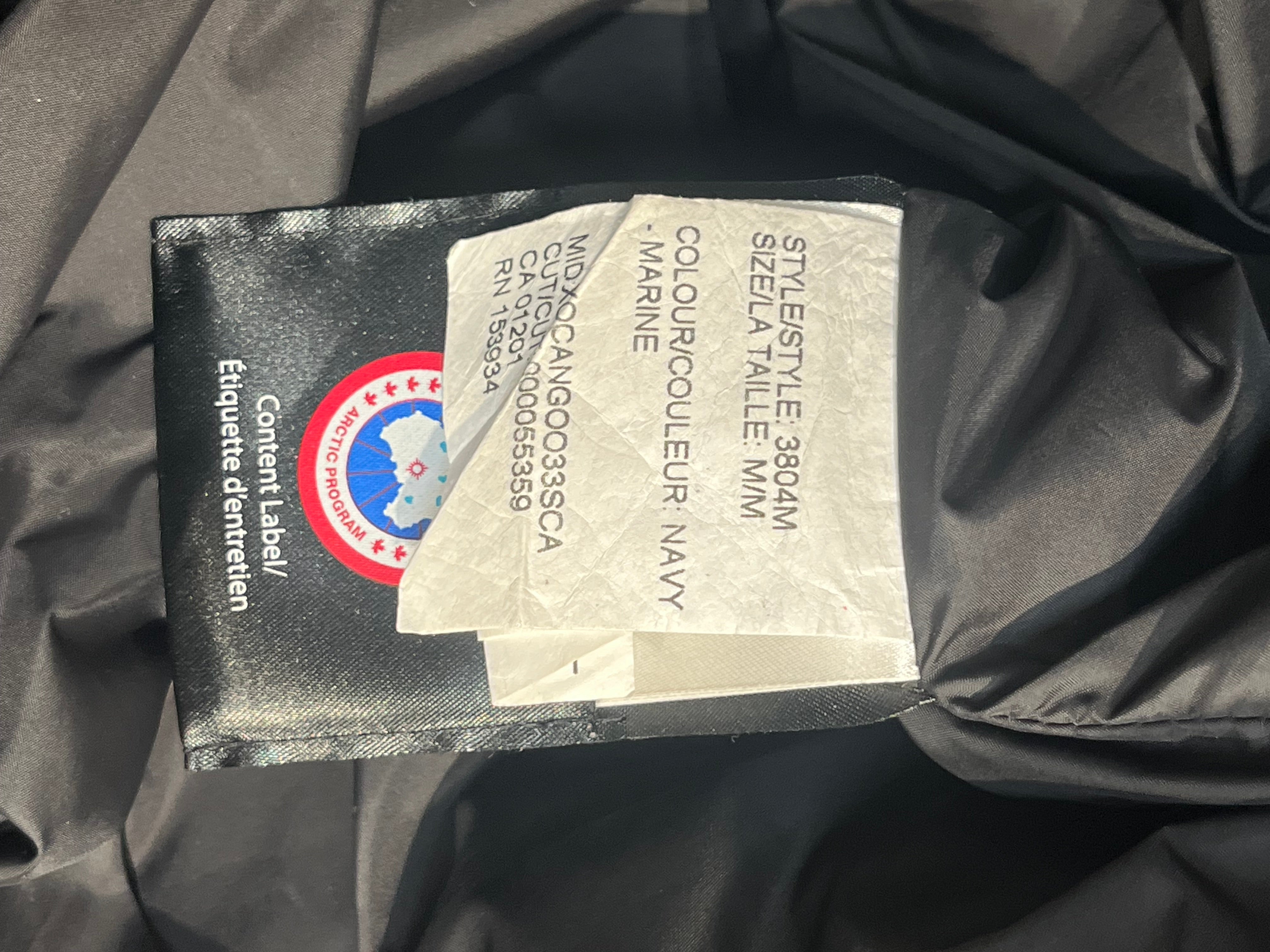CANADA GOOSE/Puffer Jkt/M/BLK/SHOULDER LOGO RED view 4