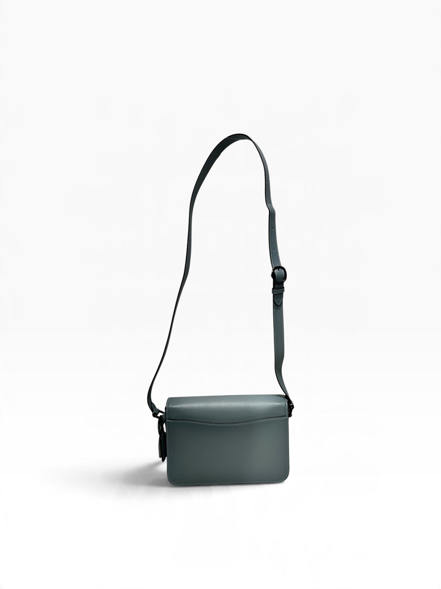 COACH/Cross Body Bag/Leather/BLU/Crossbody Bag w Silver view 2