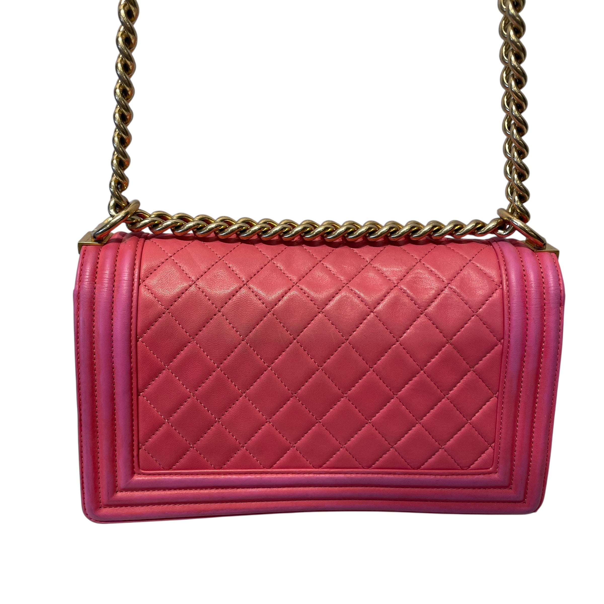 CHANEL/Bag/Leather/PNK/Boy Flap Bag view 4