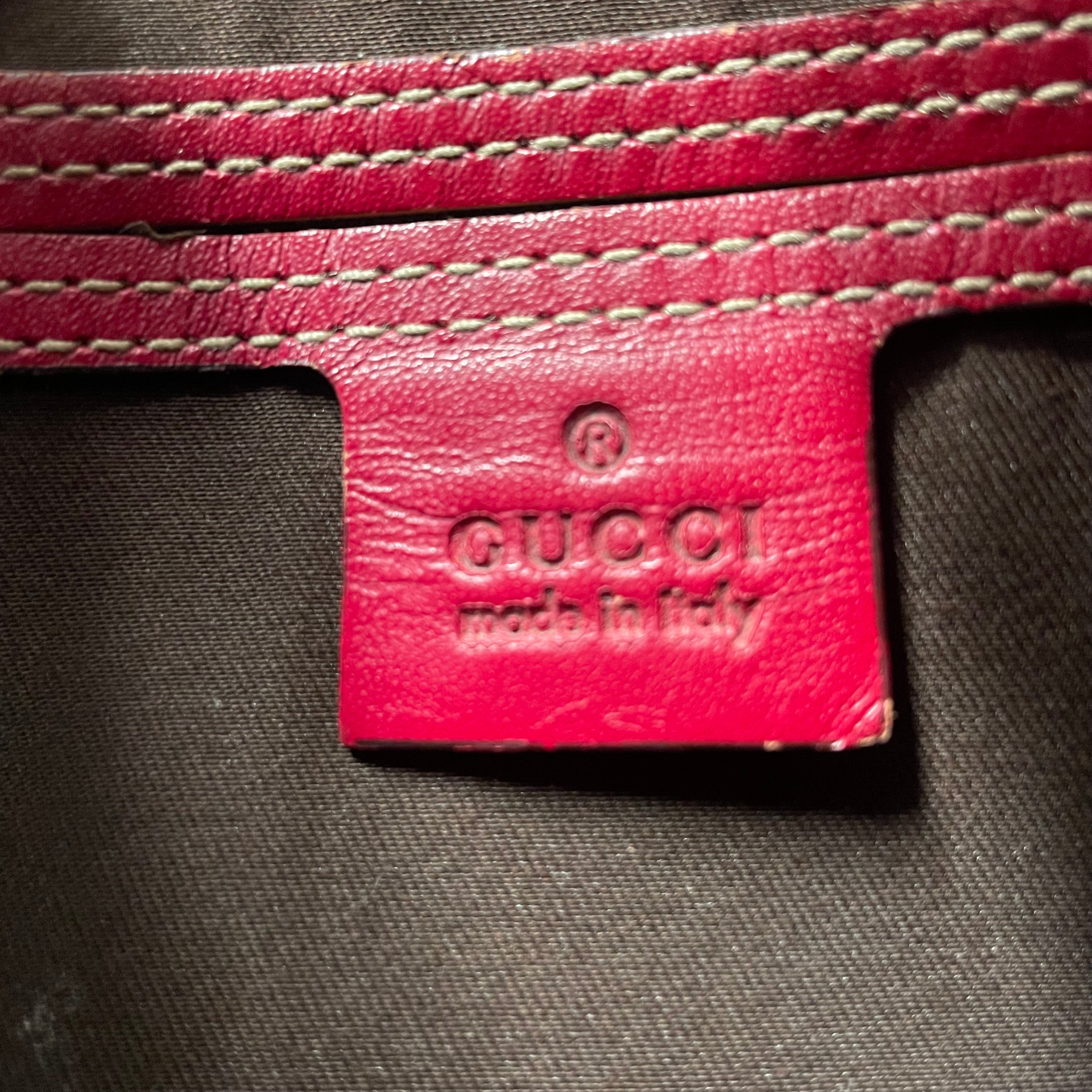 GUCCI/Cross Body Bag/Monogram/Leather/BEG/Supreme Web Flat view 5