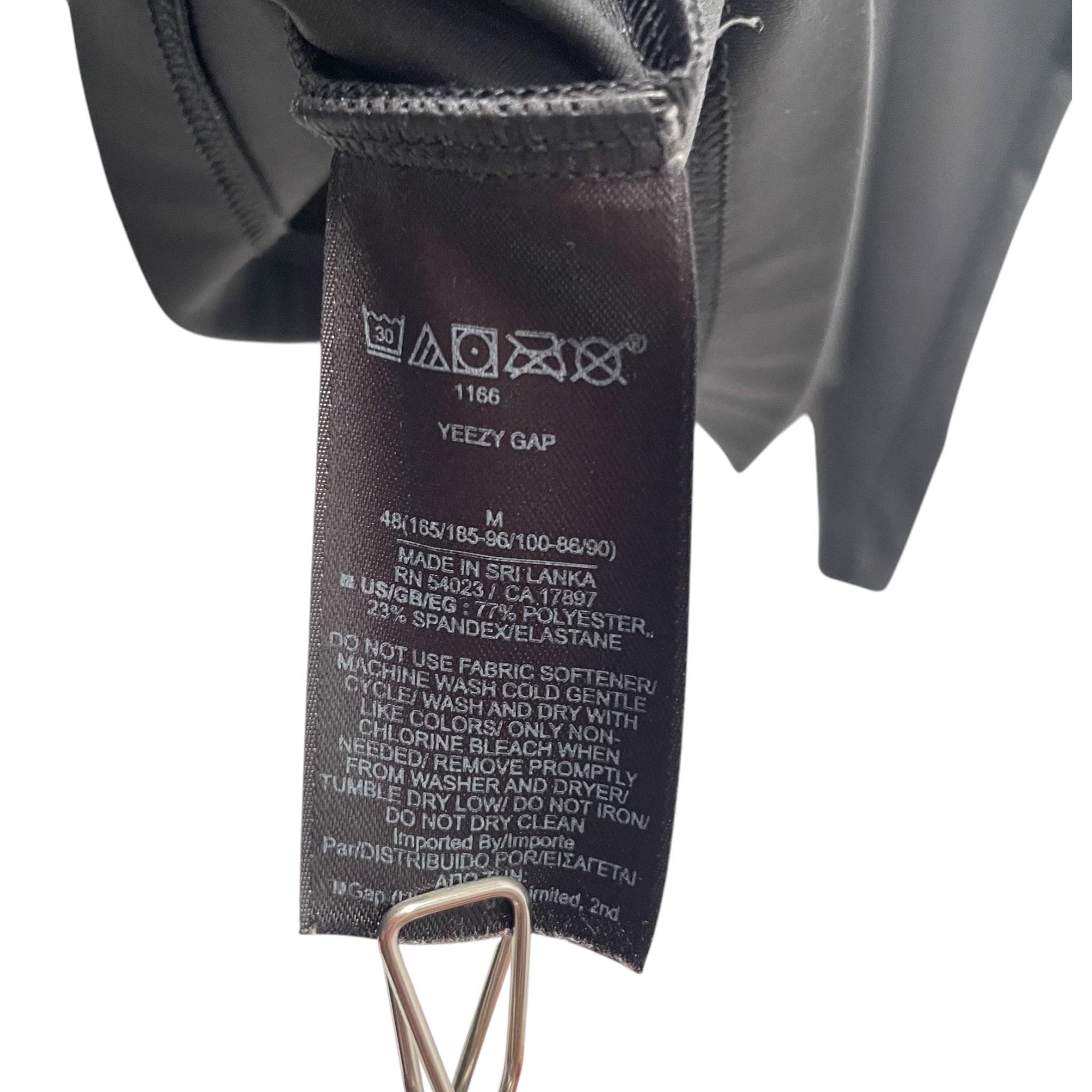 YEEZY GAP ENGINEERED BY BALENCIAGA/LS T-Shirt/M/Polyester/BLK/FRONT POCKET CHEST view 4
