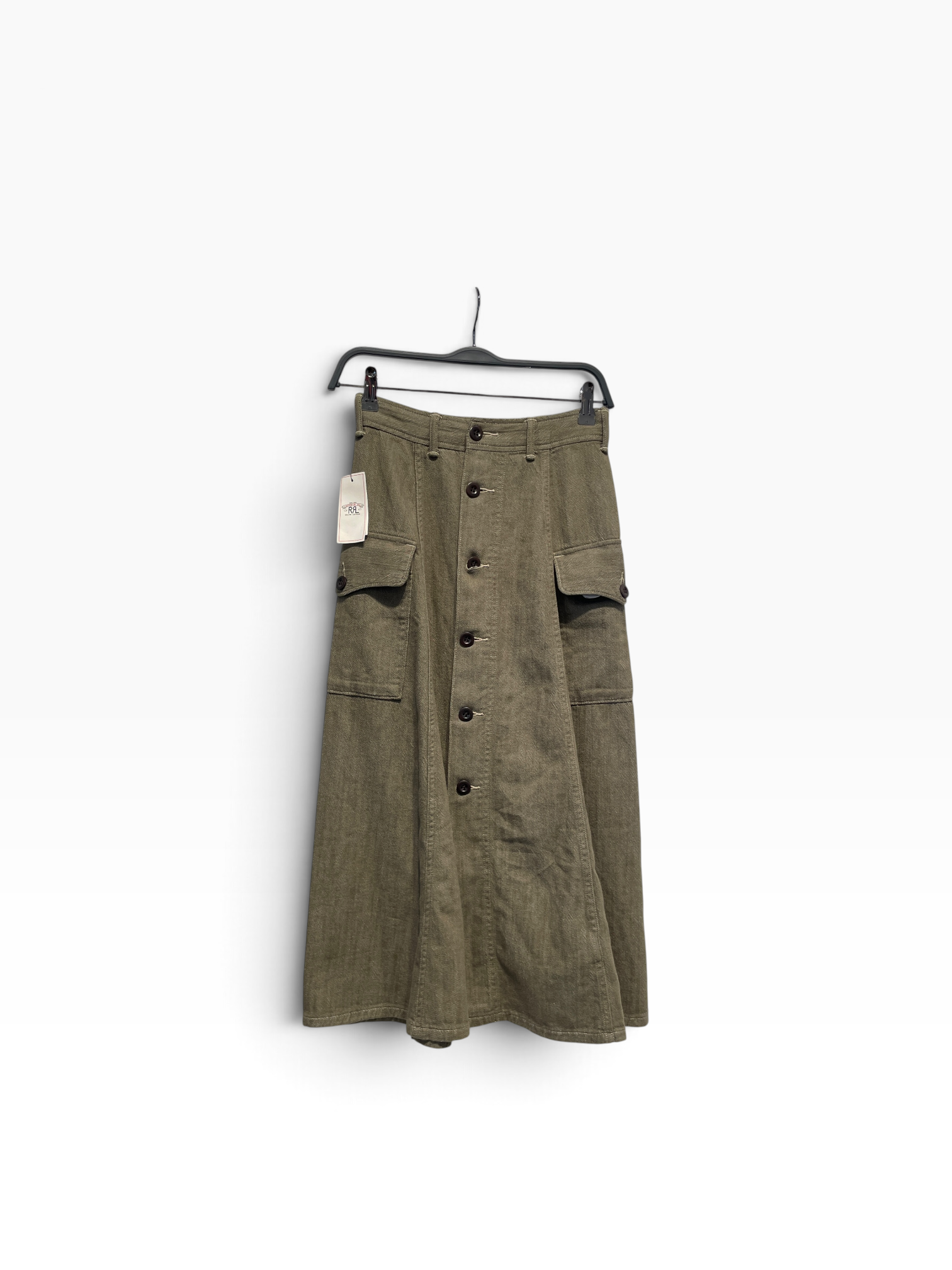RRL/Long Skirt/1/Cotton/KHK/CARGO SKIRT view 1