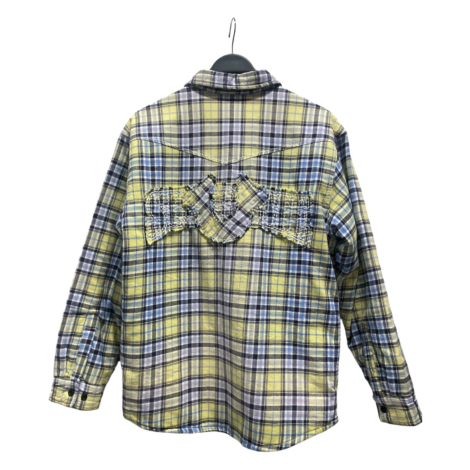 Supreme/TRUE RELIGION/Quilted Jkt/S/Cotton/YEL/Plaid/Plaid Flannel Shirt view 2