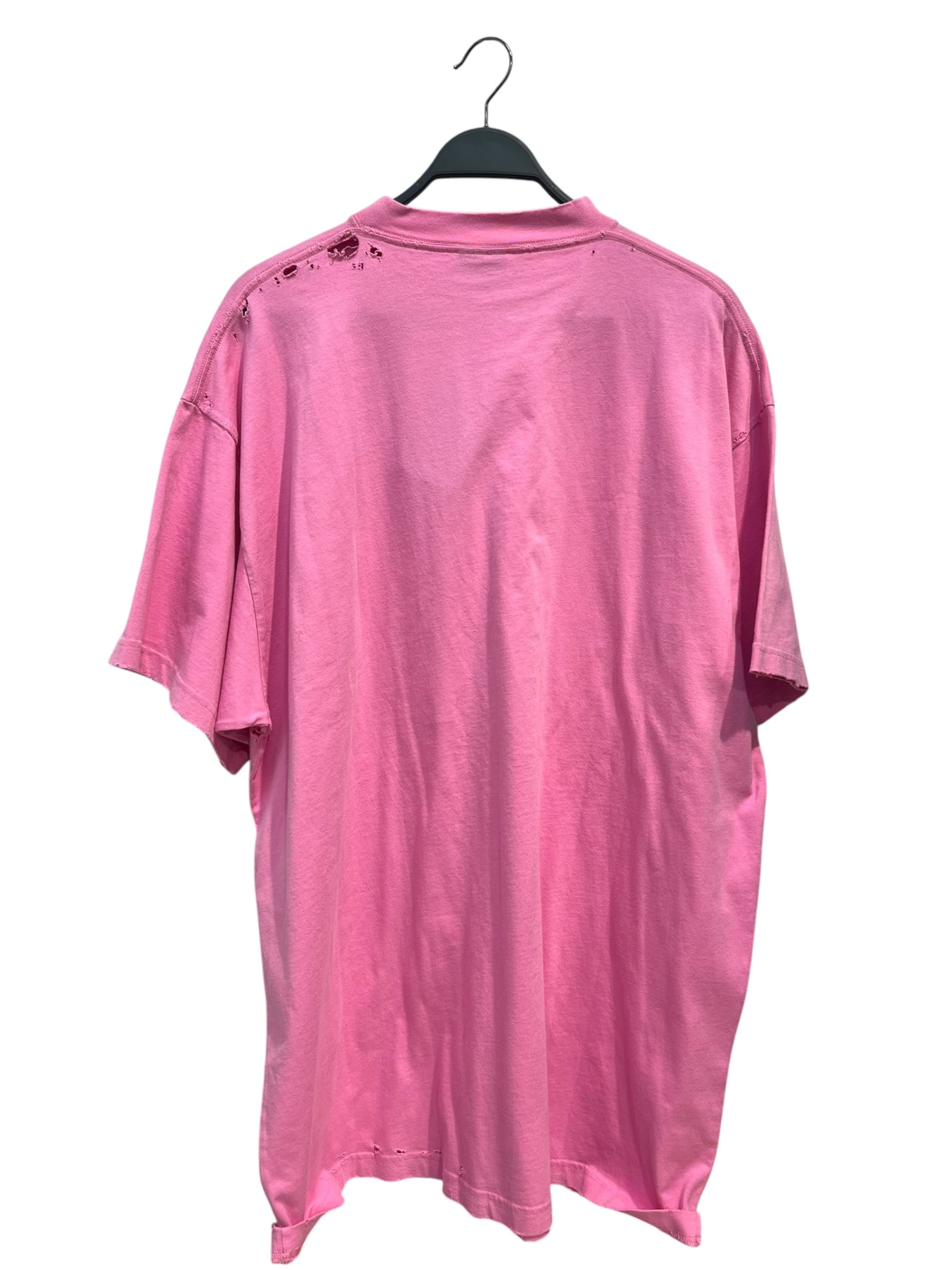 BALENCIAGA/T-Shirt/3/Cotton/PNK/Graphic/NO LOGO view 2