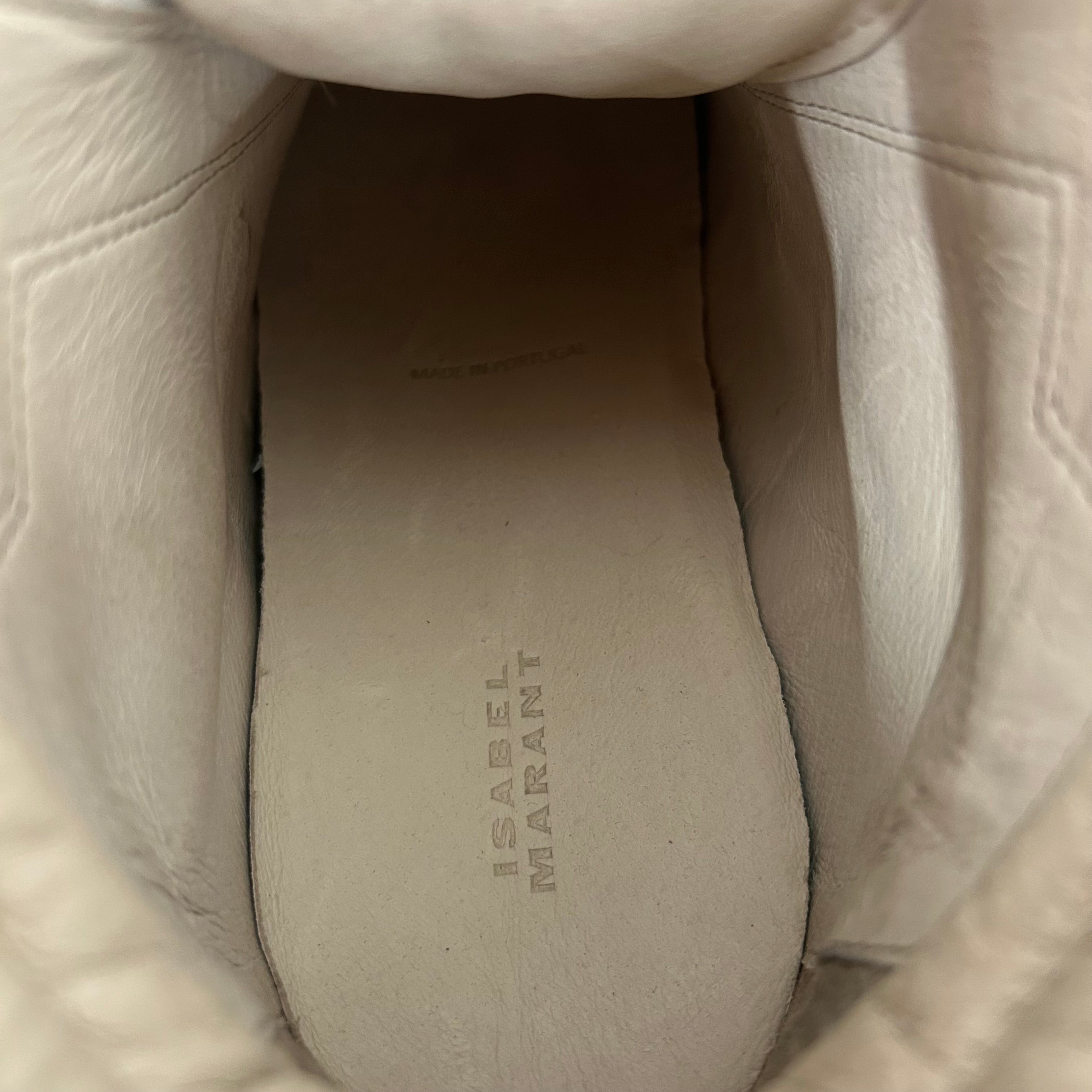 ISABEL MARANT/Hi-Sneakers/US 7.5/Leather/CRM/BALSKEE view 3