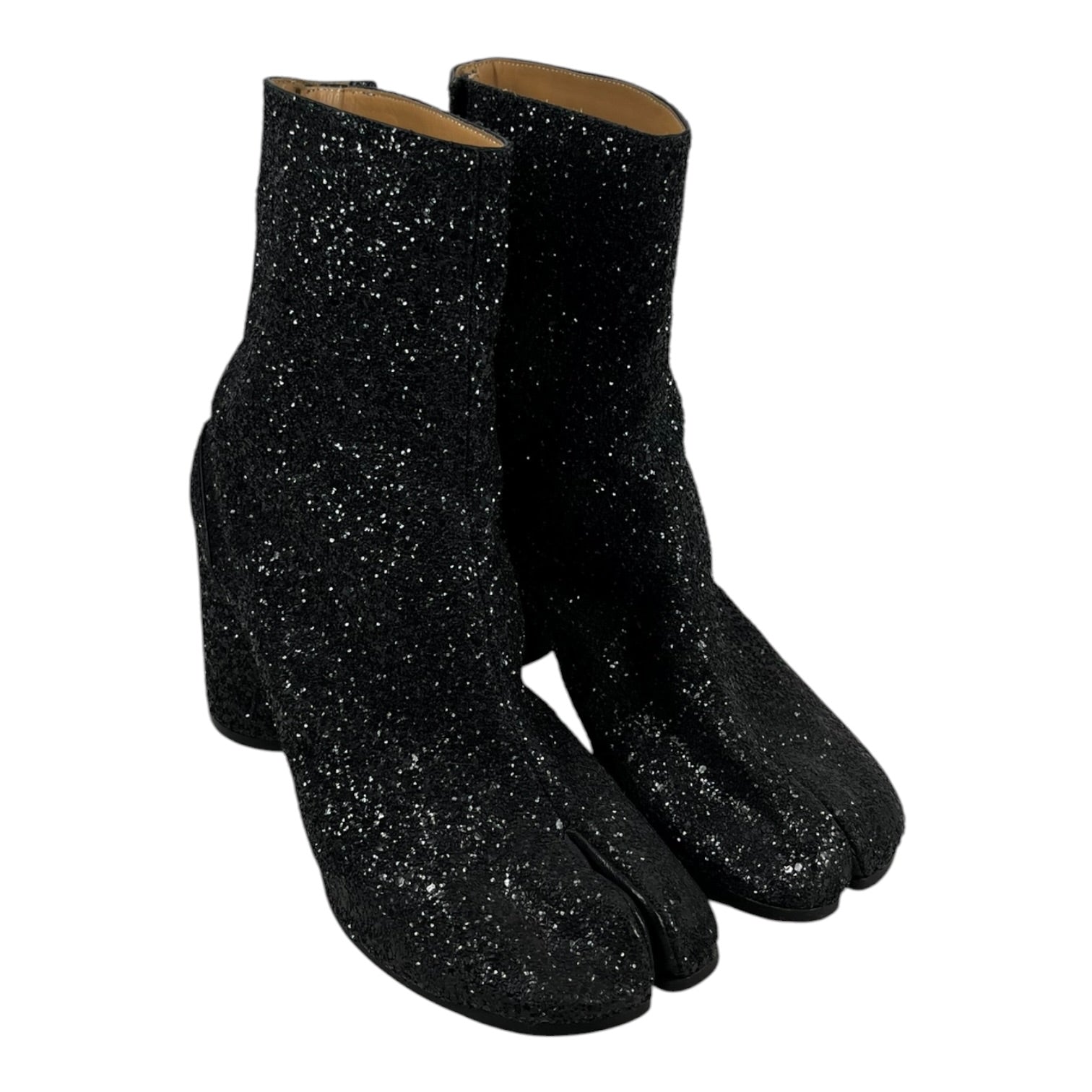 Maison Margiela/Heels/EU 39/BLK/GLITTER TABIS view 1