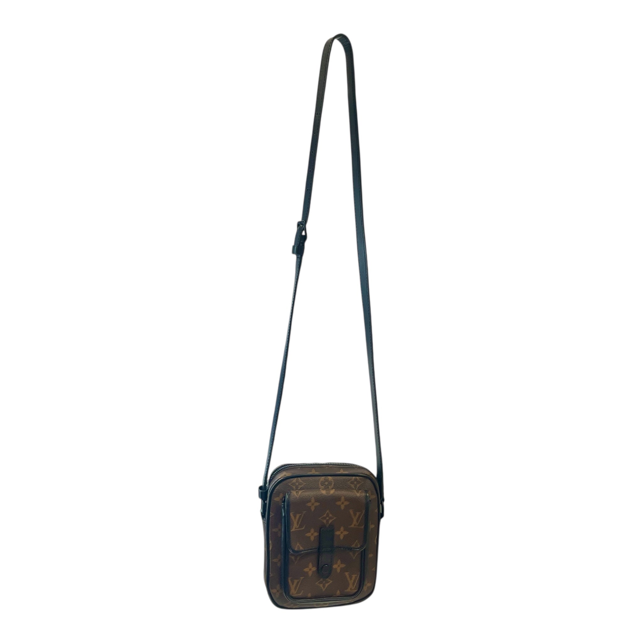 LOUIS VUITTON/Cross Body Bag/Monogram/BRW/MACASSAR CHRISTOPHE view 1