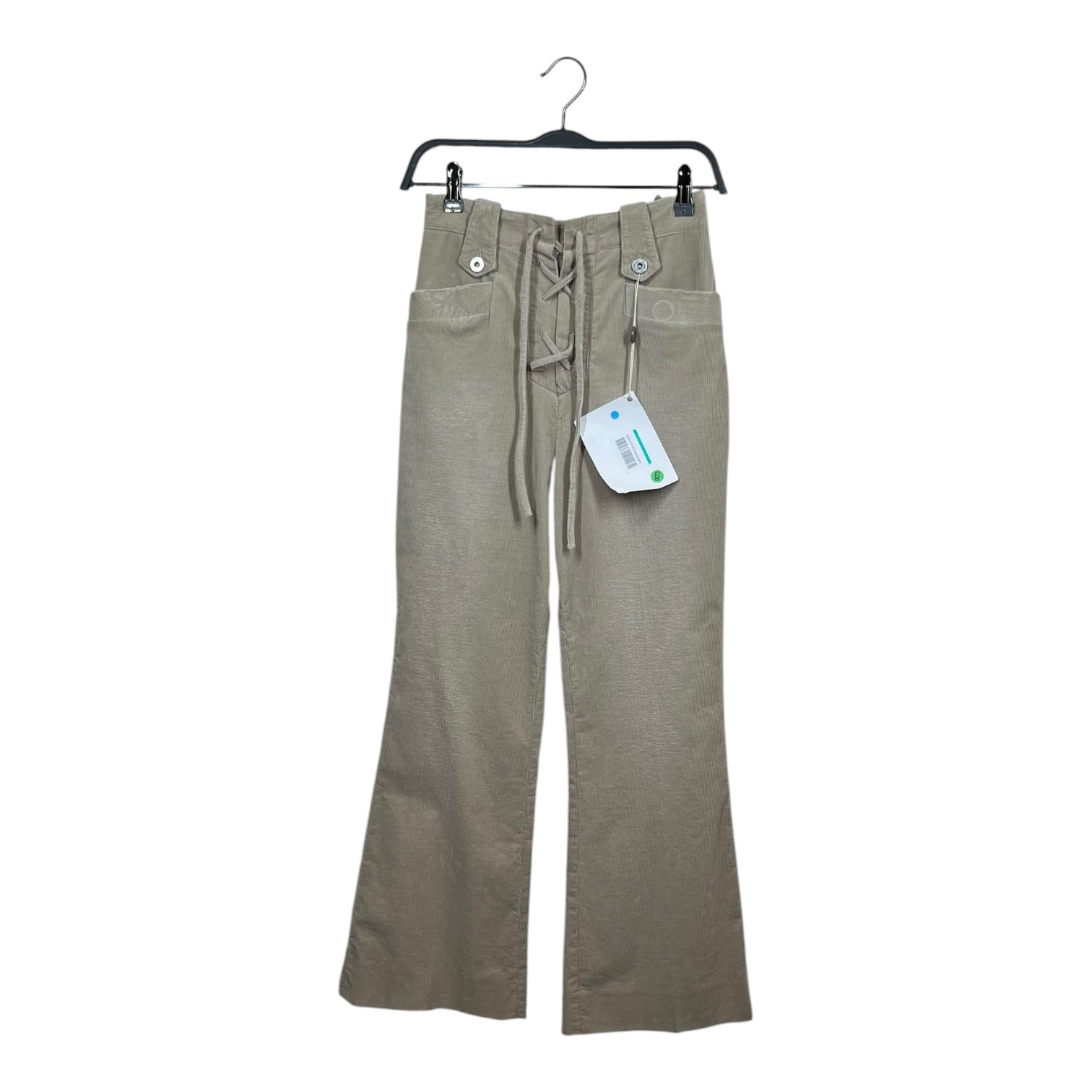 MIU MIU/Bootcut Pants/40/Corduroy/BEG/PANTALONE view 1