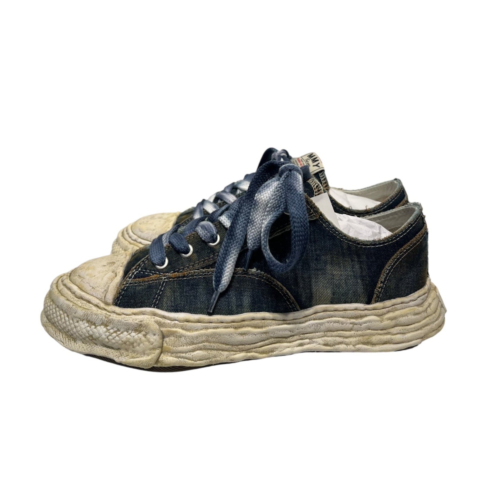 MIHARA YASUHIRO/Low-Sneakers/EU 44/Denim/BLU/Denim used look view 2