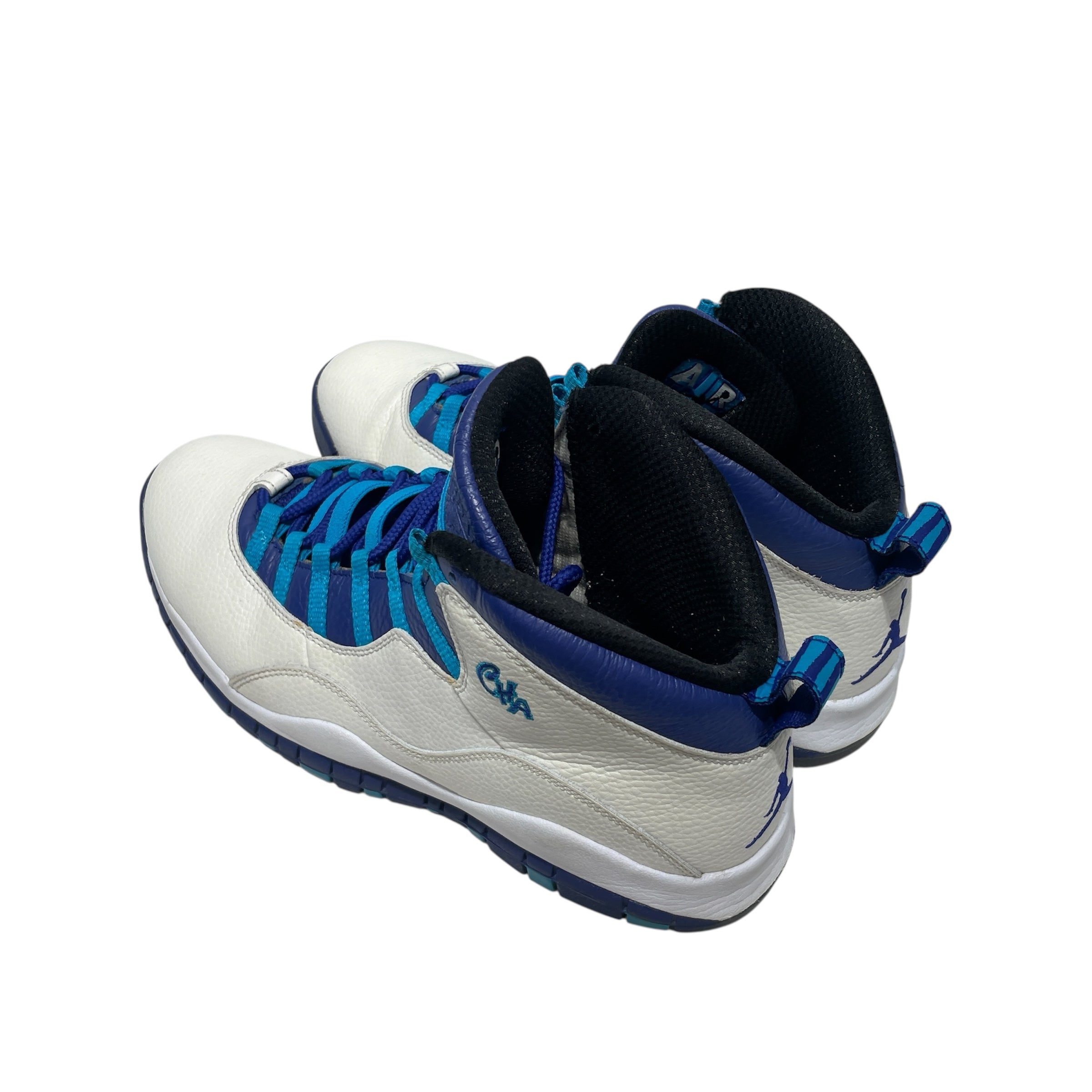 NIKE/Hi-Sneakers/US 11.5/Suede/WHT/U-Tip/JORDAN 9 CHARLOTTE HORNETS view 2