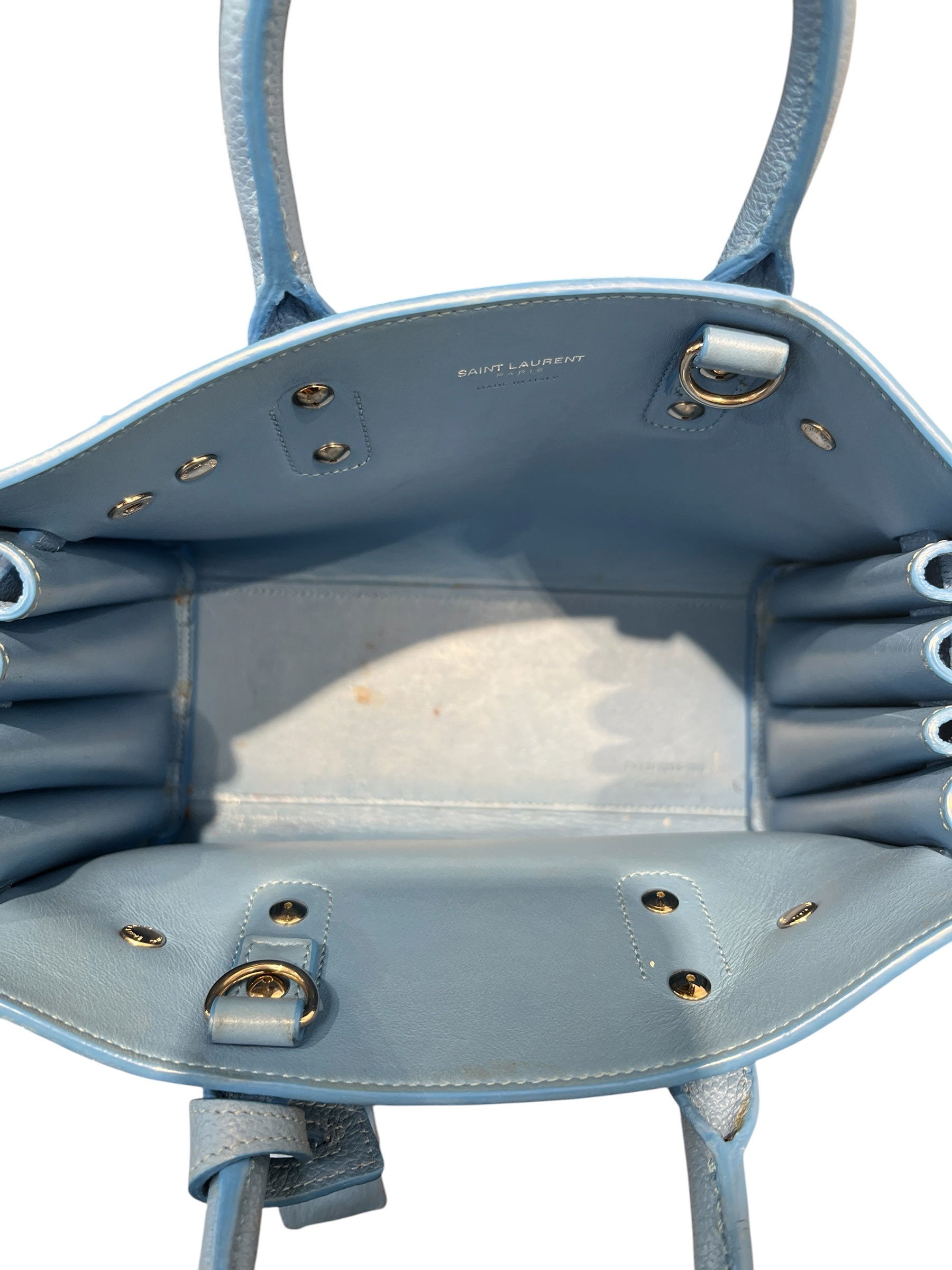 SAINT LAURENT/Hand Bag/Leather/BLU/SAC DE JOUR GRAINED CALFSKIN view 7
