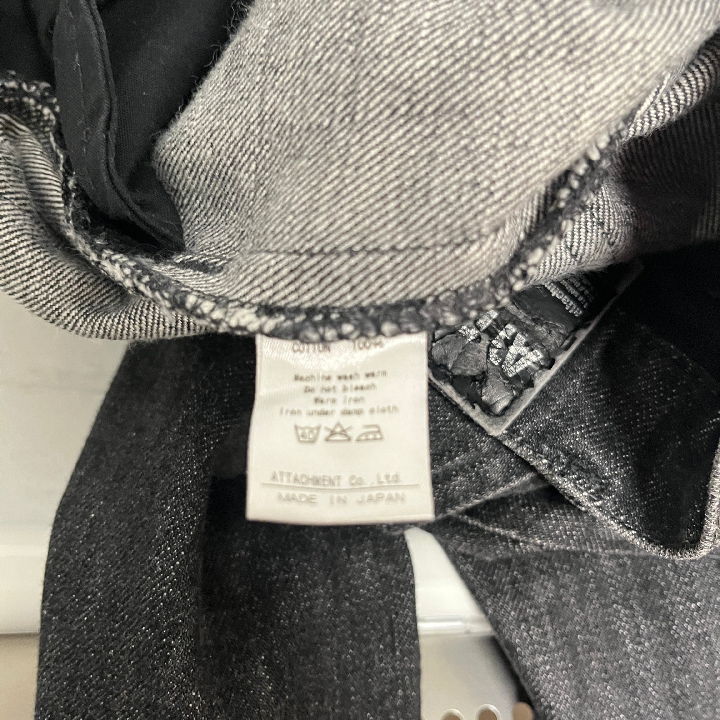 Attachment/Pants/1/Denim/BLK/STRAIGHT CUT view 4