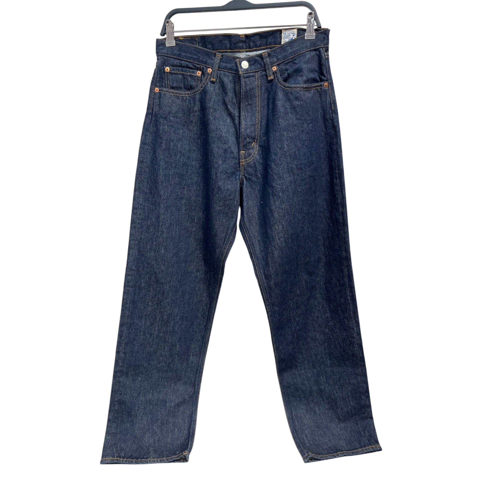 orslow/Pants/XS/Cotton/NVY/gold stitching view 1