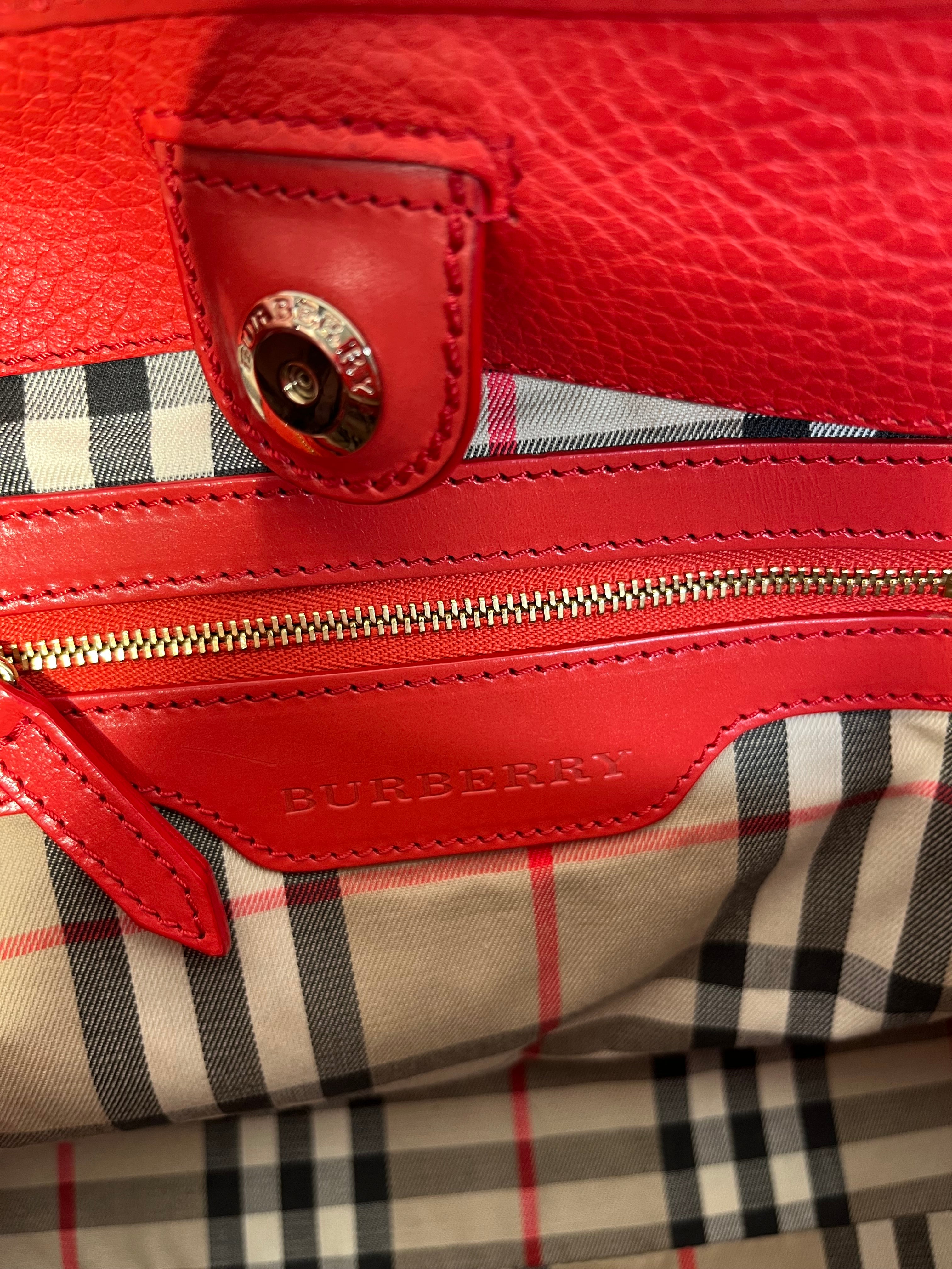 BURBERRY/Tote Bag/Leather/ORN/canterbury view 6