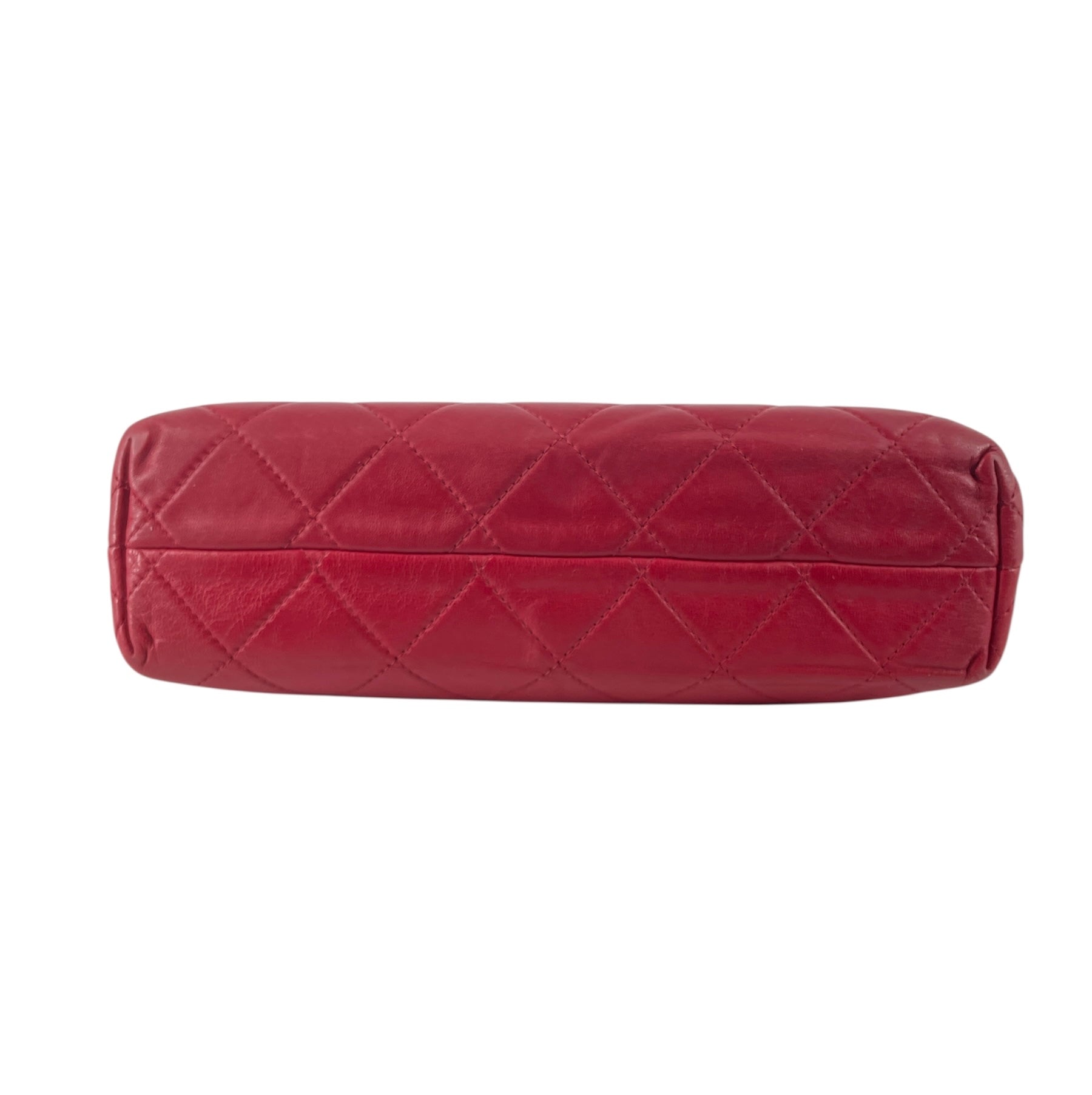 CHANEL/Hand Bag/Leather/RED/14676754 view 3