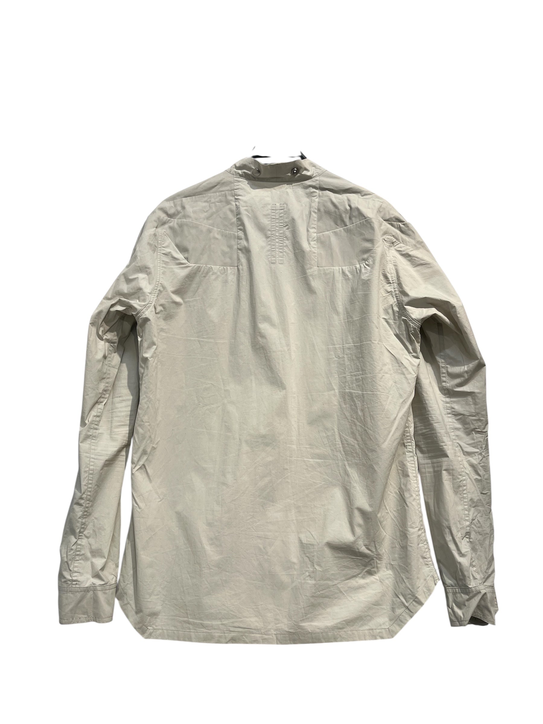 Rick Owens/LS Shirt/38/Cotton/WHT/SS21 BUTTON UP SHIRT view 2