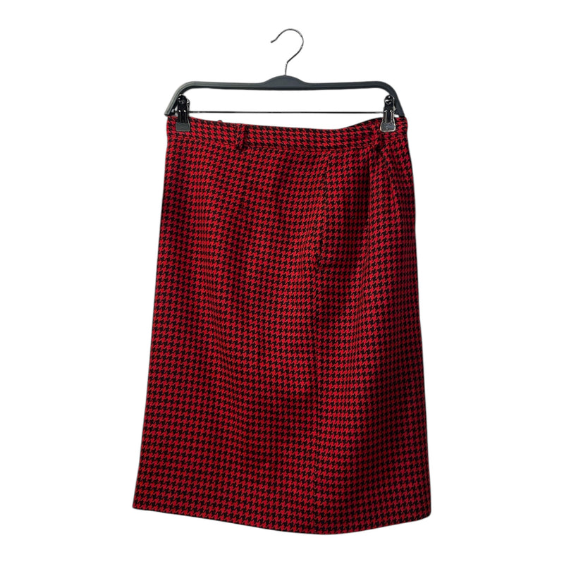 VALENTINO/Skirt/42/Plaid/Cotton/RED/
