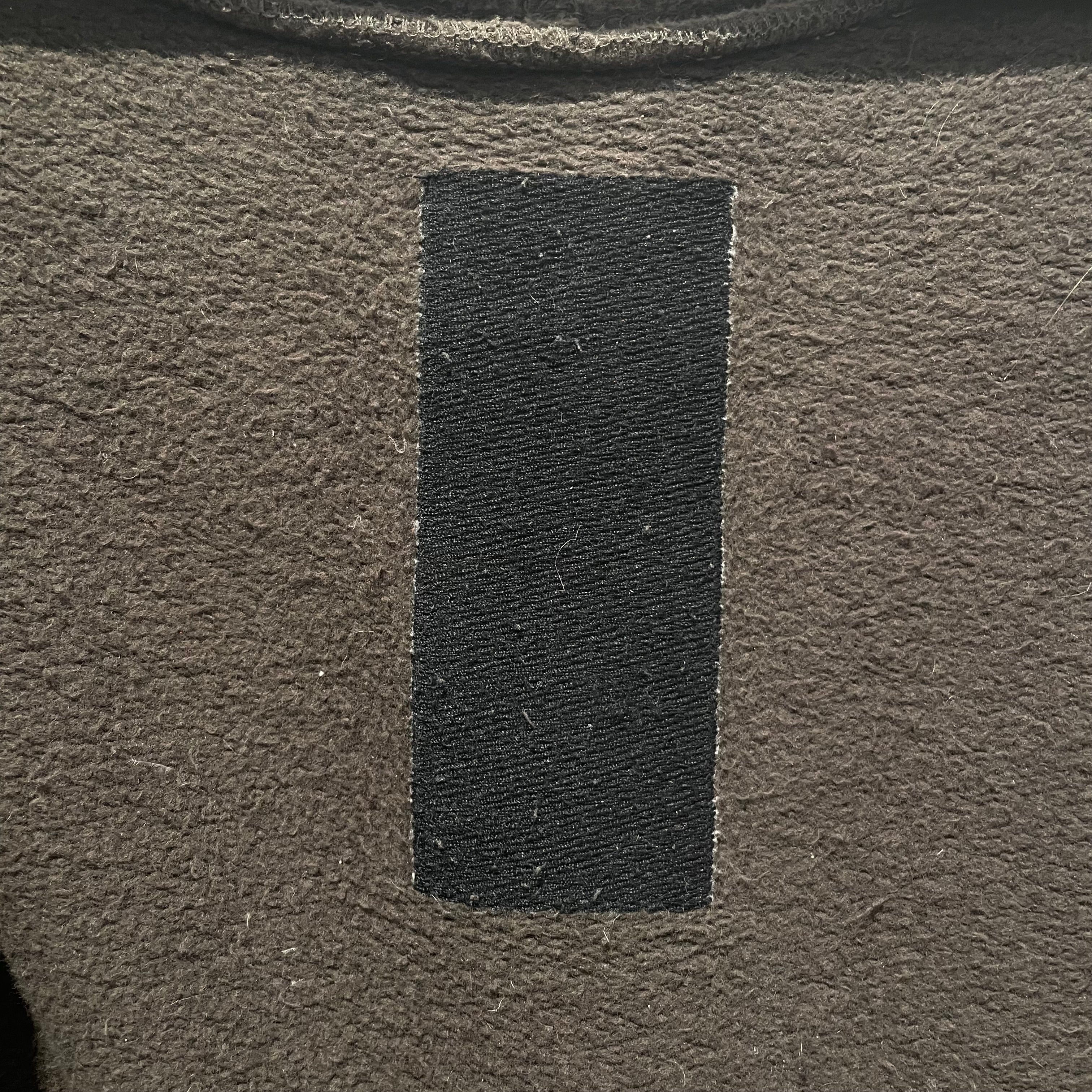 Rick Owens/Zip Up Hoodie/XS/Cotton/BRW/SLAB ZIP UP view 3