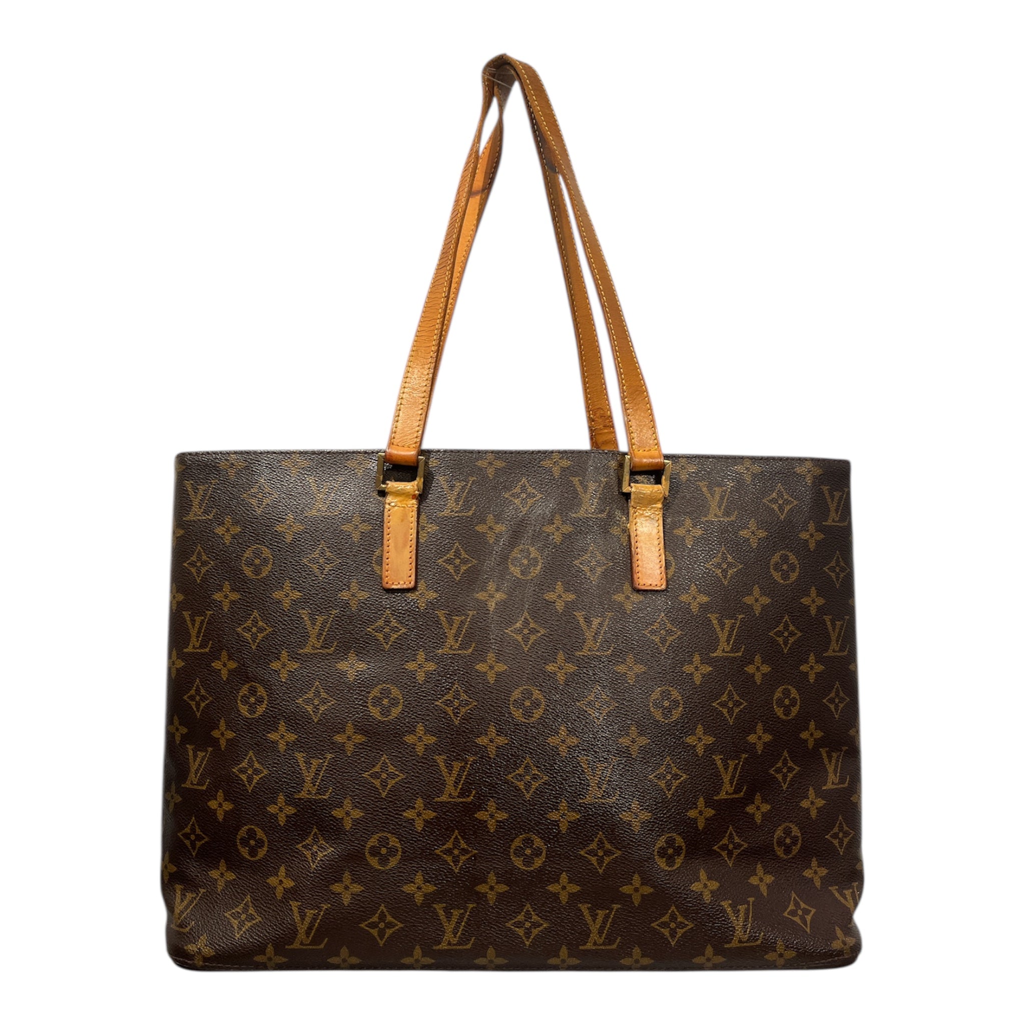 LOUIS VUITTON/Tote Bag/Monogram/Leather/BRW/CABAS MEZZO view 2