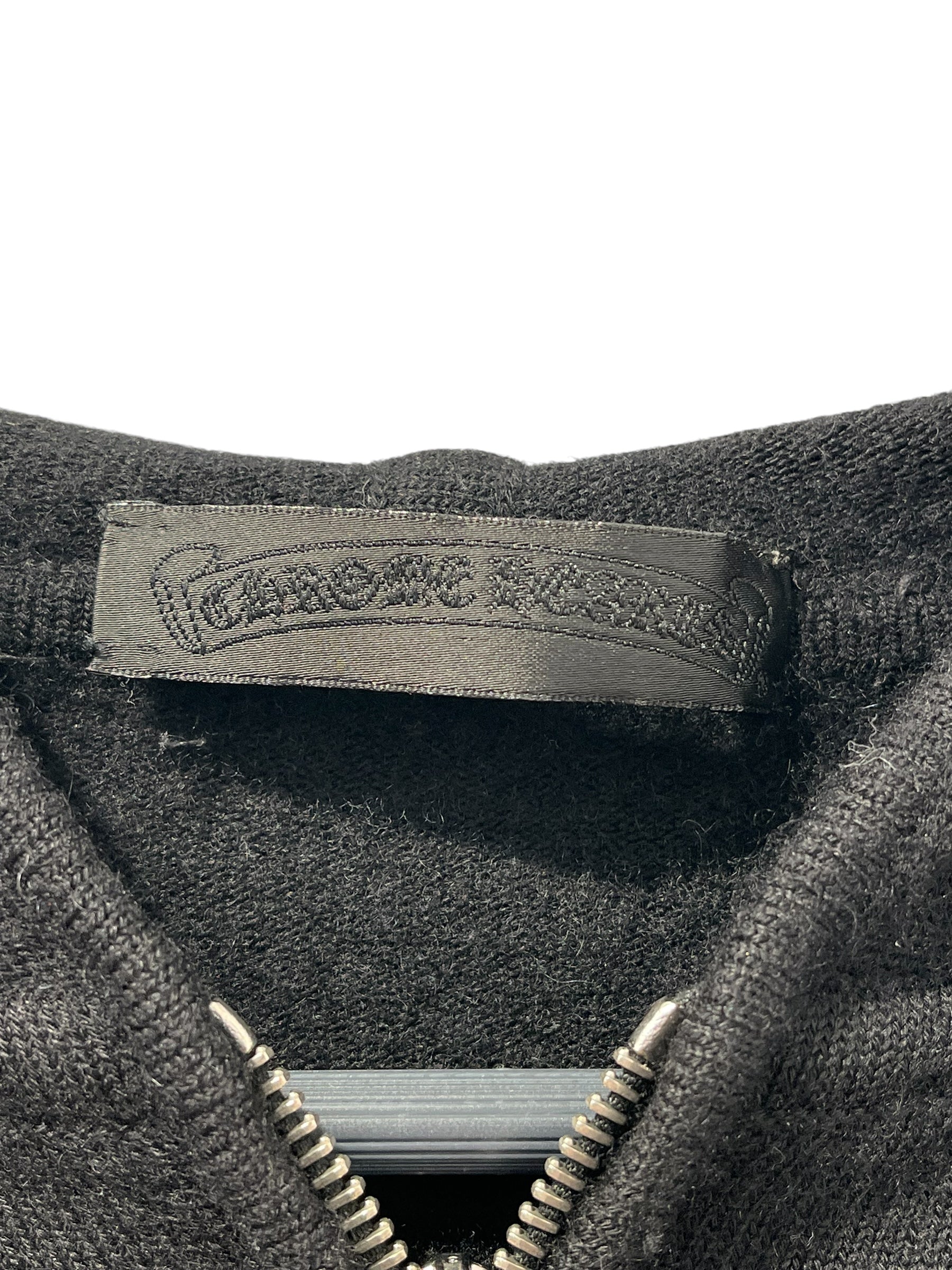 CHROME HEARTS/Hoodie/S/Cashmere/BLK/SLEEVE LOGO DAGGER ZIP 21158 view 3