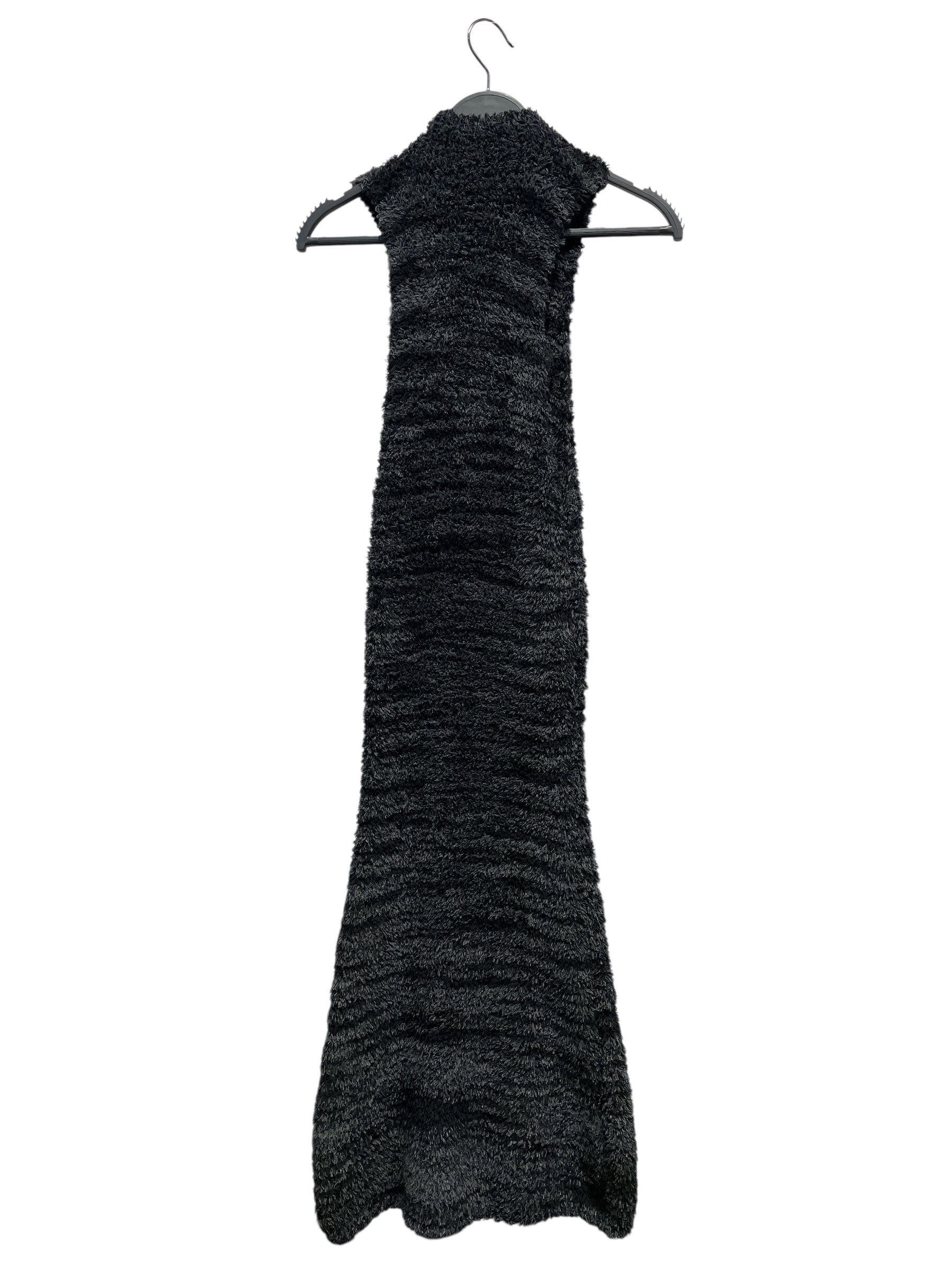 DIESEL/Dress/S/Polyester/GRY/Maxi Length/Chest plate view 2