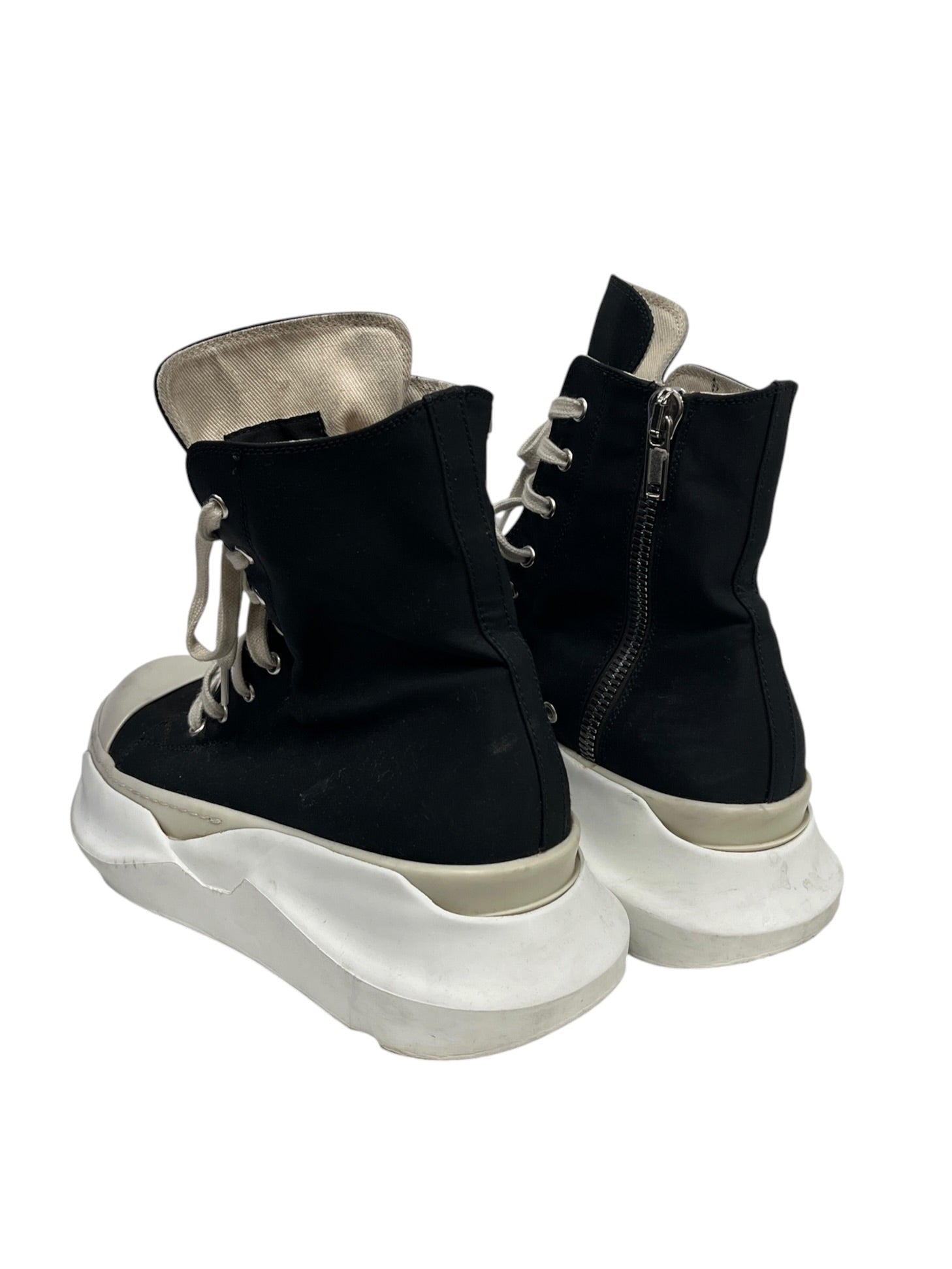 RICK OWENS DRKSHDW/Hi-Sneakers/EU 41/Nylon/BLK/ABSTRACT view 2