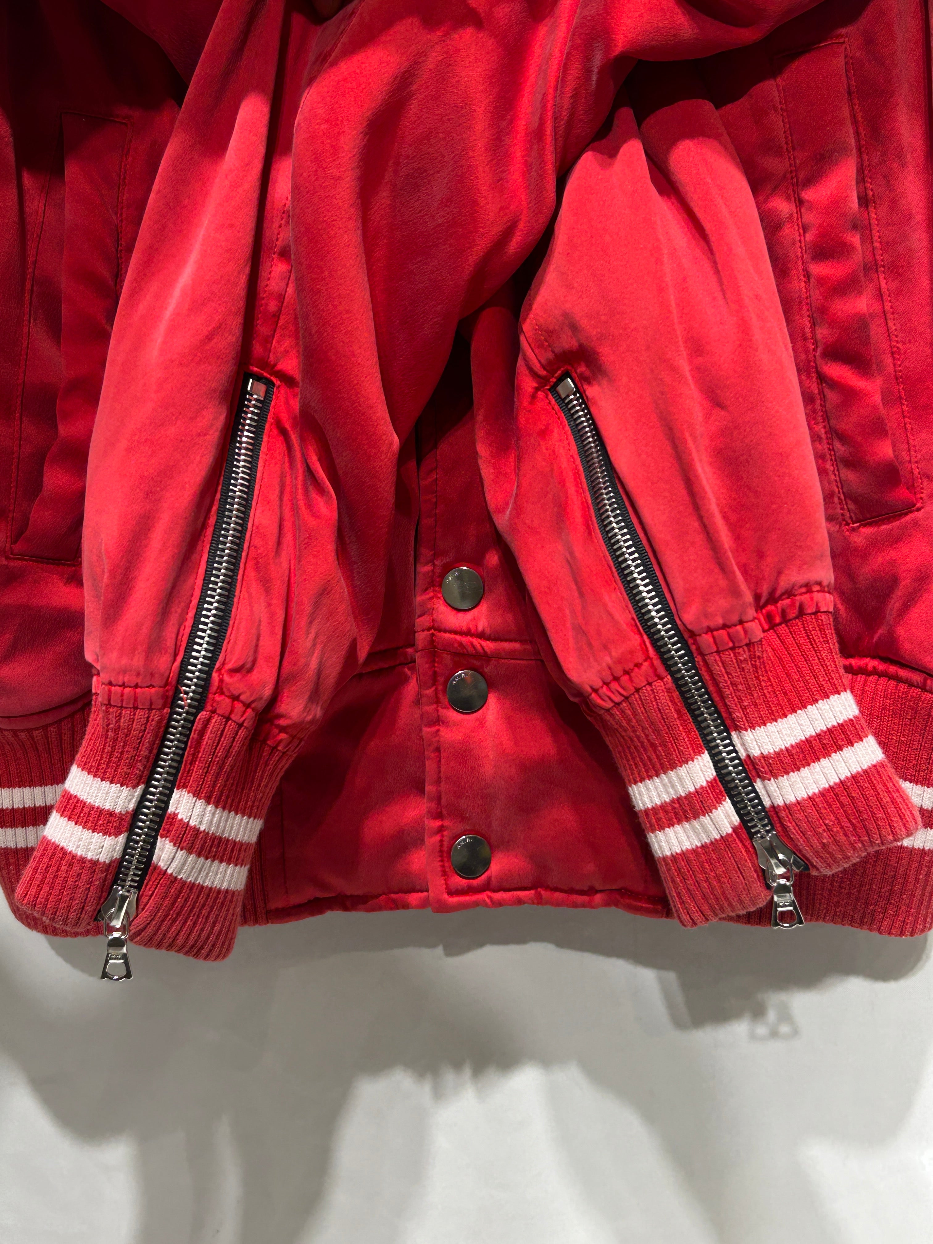 AMIRI/Jacket/L/Silk/RED/Stripe/Red Bomber Jacket view 6