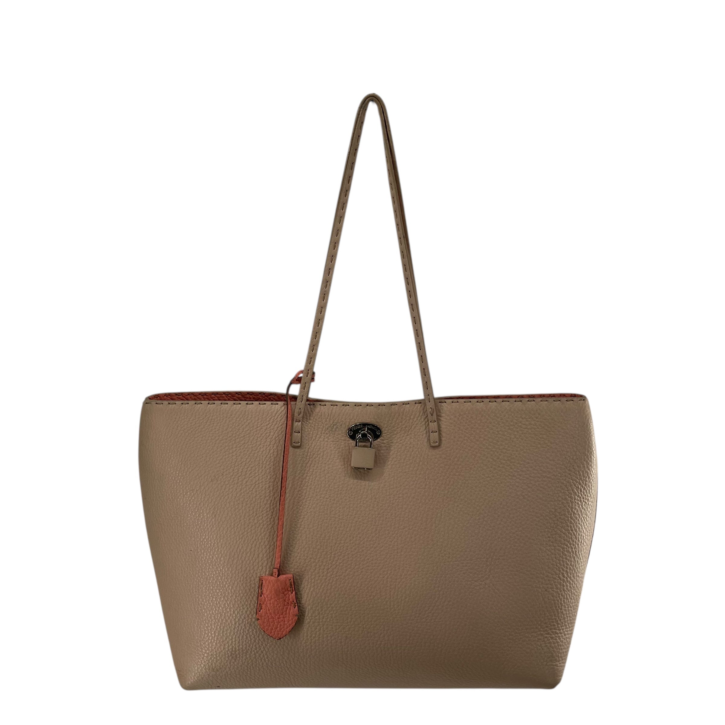 FENDI/Tote Bag/Leather/PNK/PINK INTERIOR SELLERIA view 1