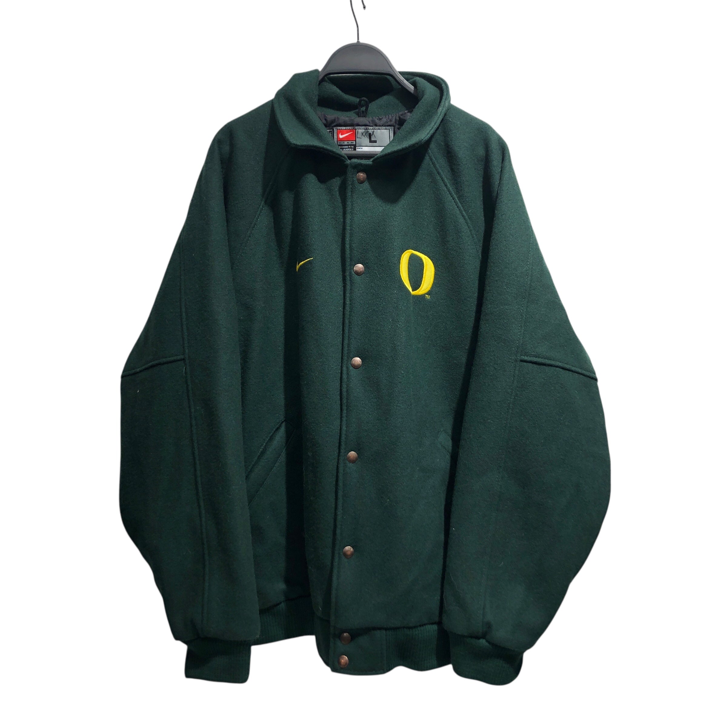 NIKE/Vintage/Souvenir Jkt/L/Wool/GRN/UO VARSITY JACKET 90s view 1
