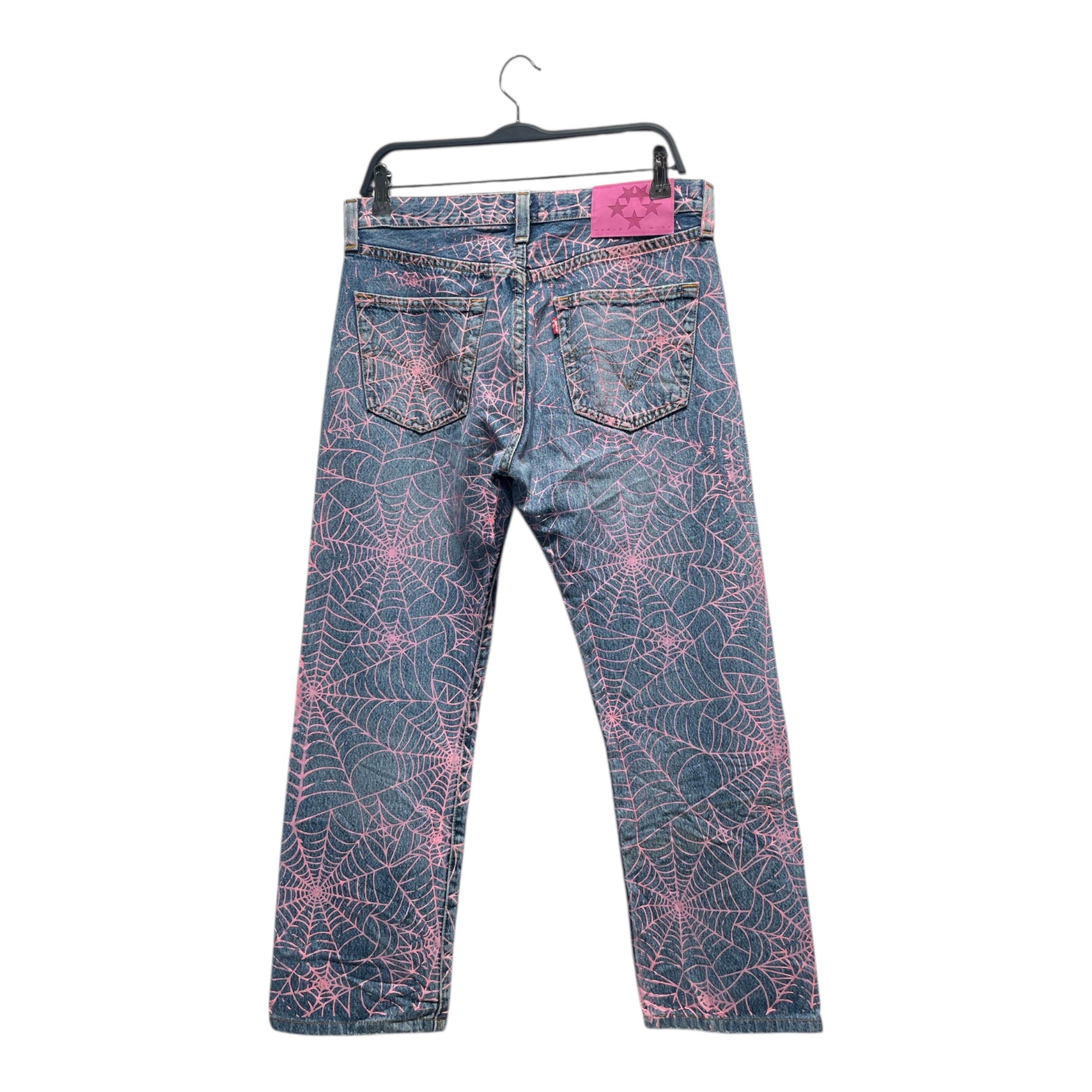 Sp5der/Levi's/Straight Pants/32/Denim/BLU/All Over Print/ view 2