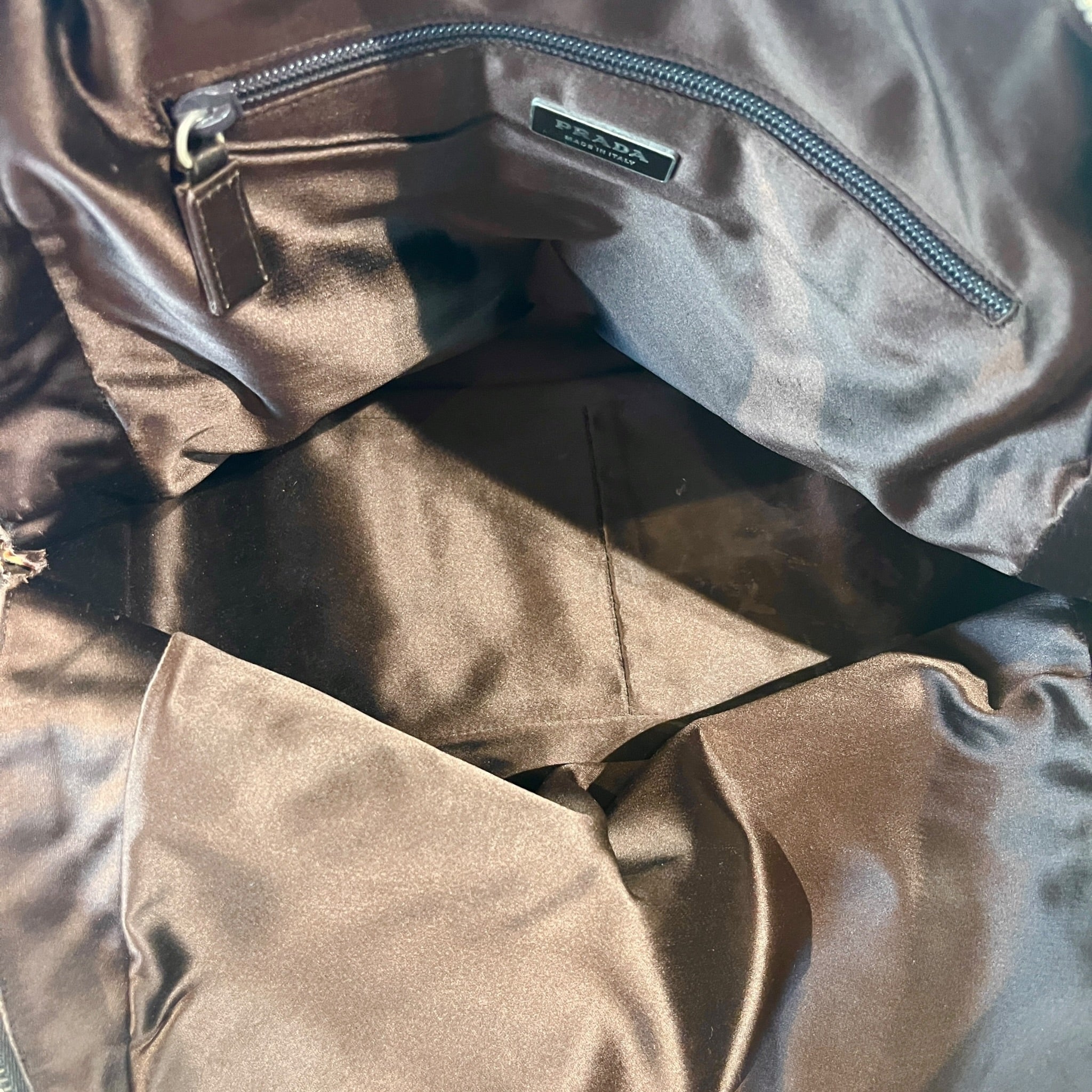 PRADA/Boston Bag/Cotton/BRW/CANAPA BOWLER BAG view 4