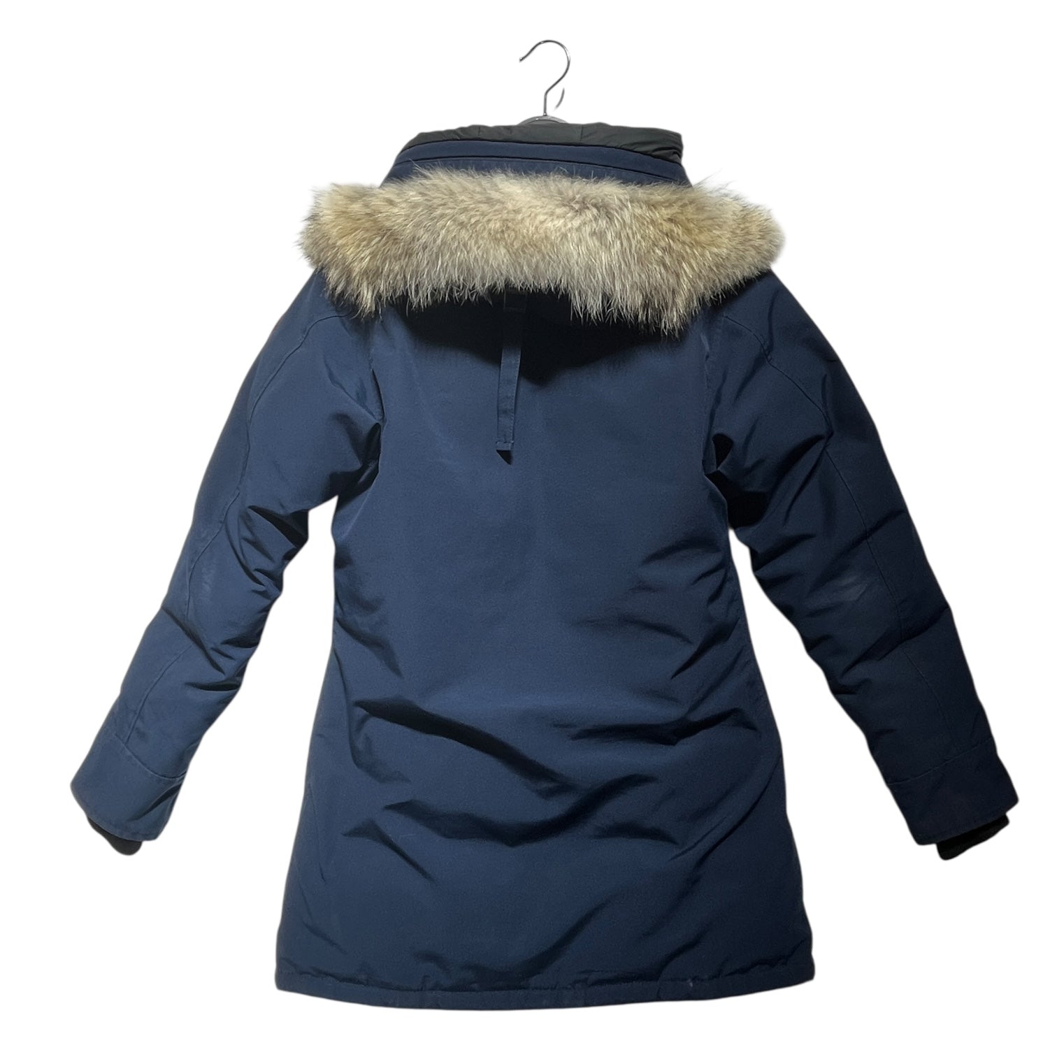CANADA GOOSE/Coat/S/Cotton/NVY/FUR HOOD DETAIL view 2