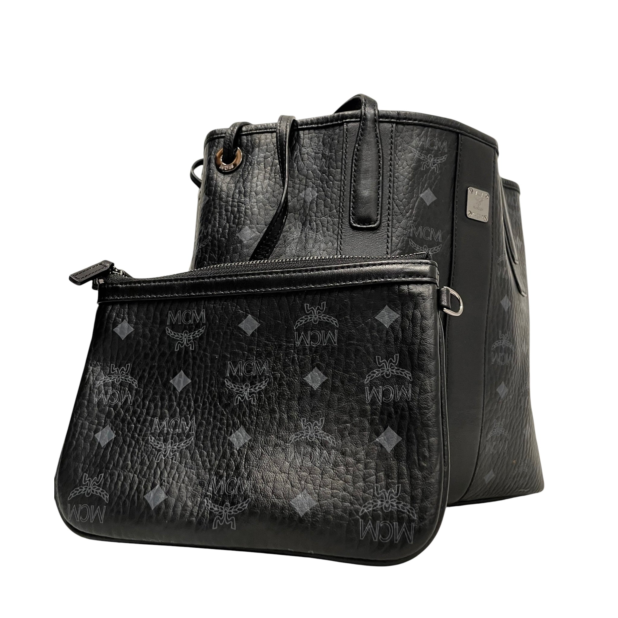 MCM/Tote Bag/Monogram/Leather/BLK/TOTE BAG view 6