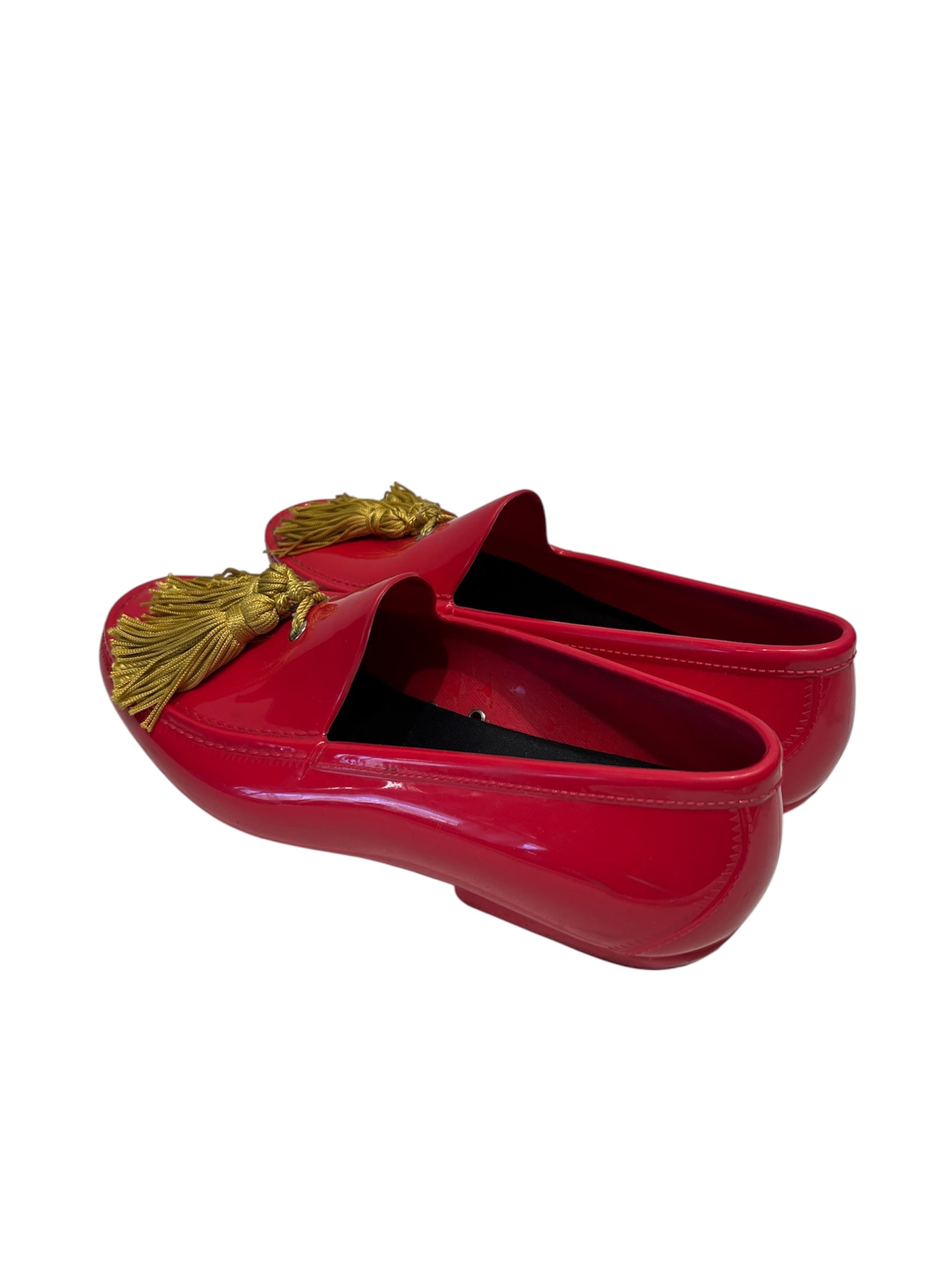 Vivienne Westwood/Loafers/EU 40/Faux Leather/RED/Tassel/ view 2