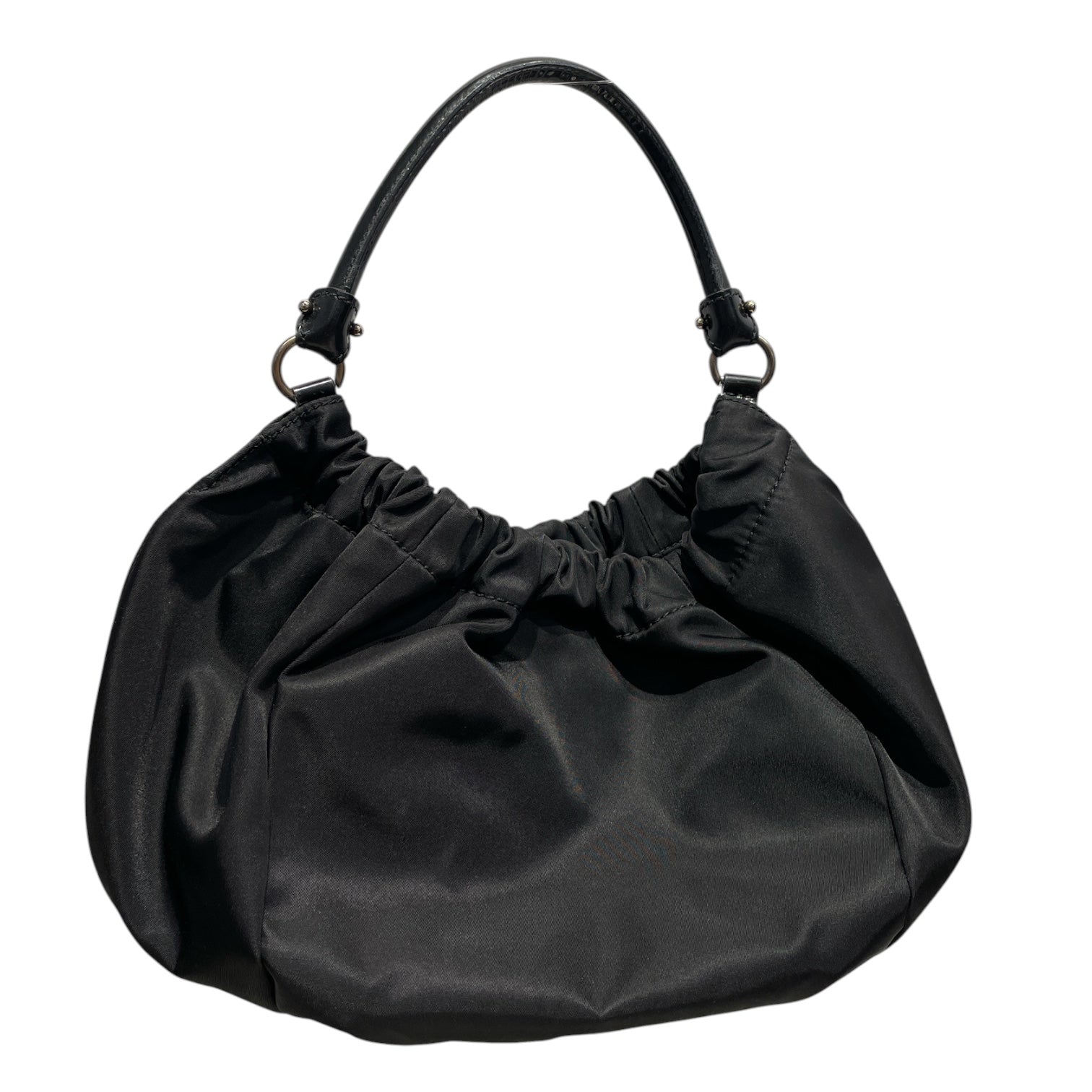 Salvatore Ferragamo/Hand Bag/Nylon/BLK/NYLON LEATHER STRAP view 2
